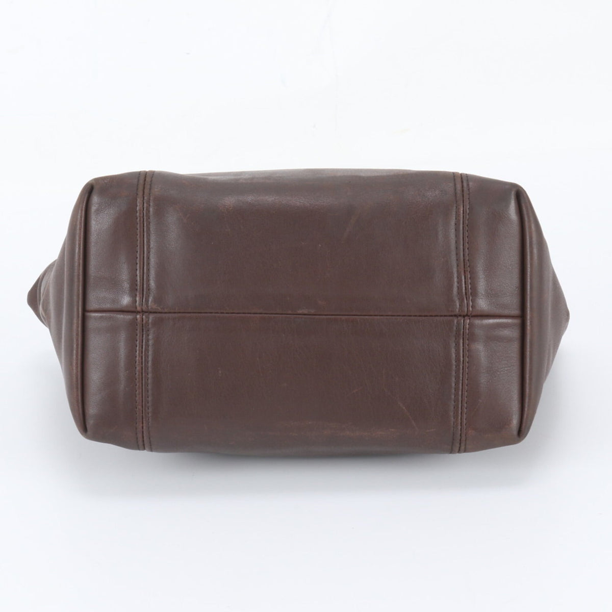 Coach Brown Leather Handbag Tote Bag (Pre-Owned)