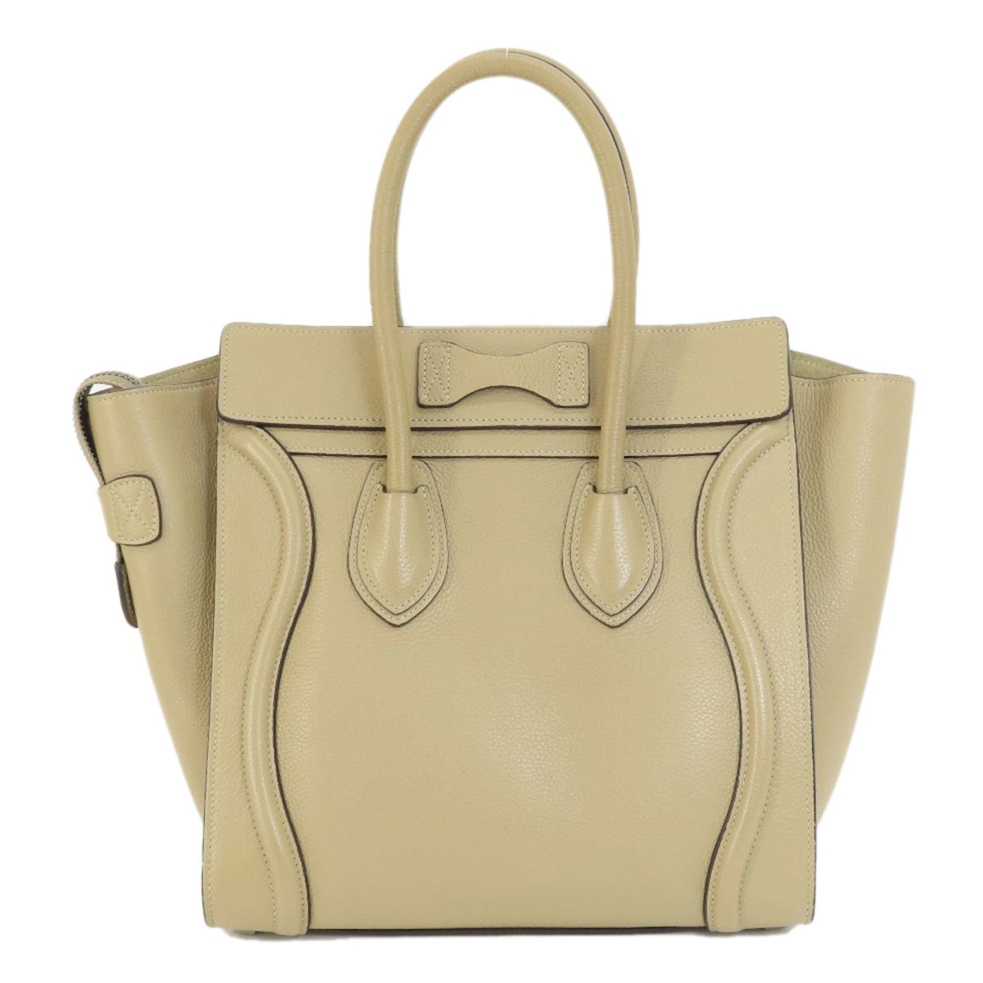 Celine Beige Leather Tote Bag (Pre-Owned)