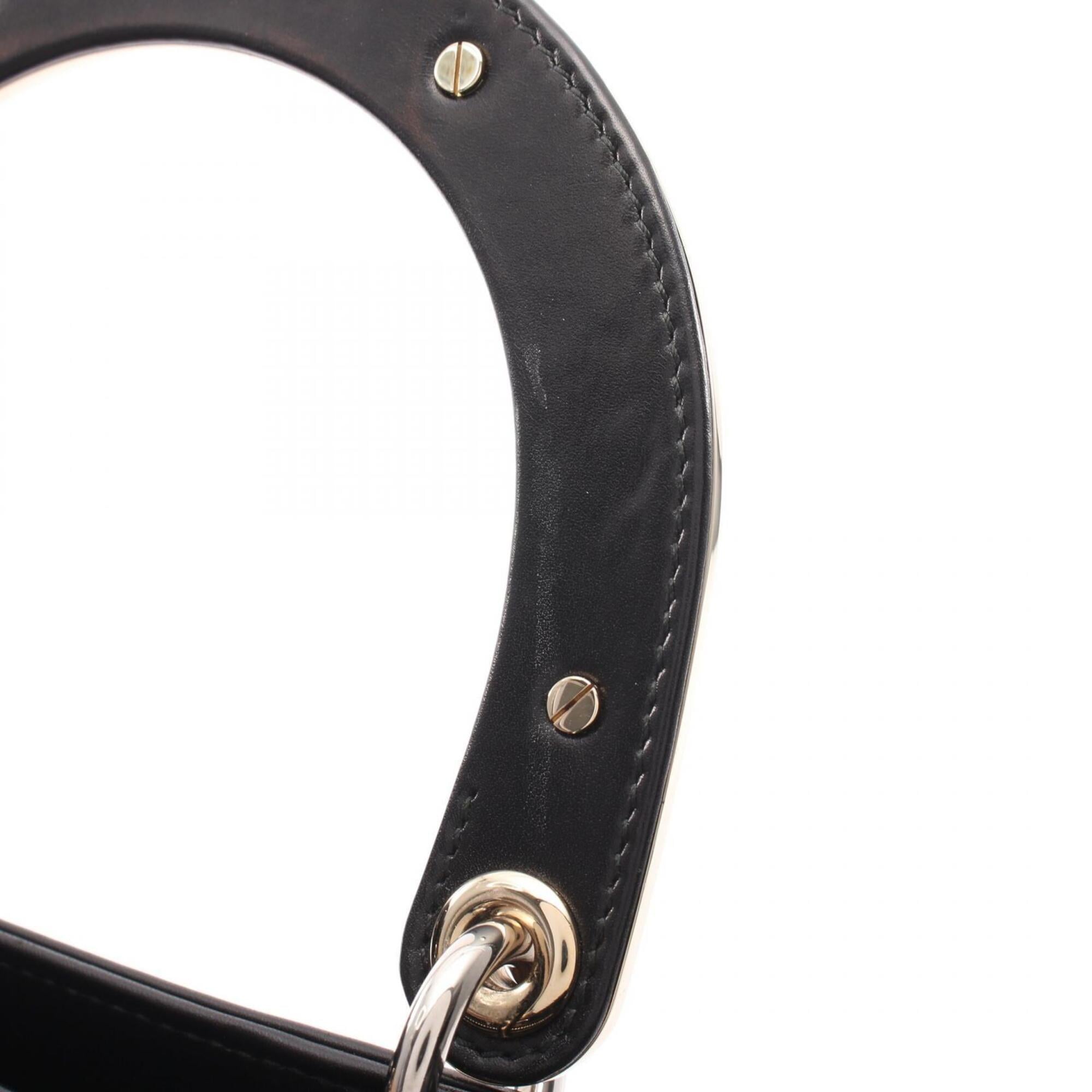 Christian Dior Black Multi-Color Leather Handbag (Pre-Owned)