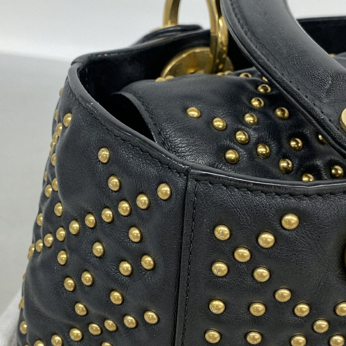 Christian Dior Black Leather Handbag (Pre-Owned)