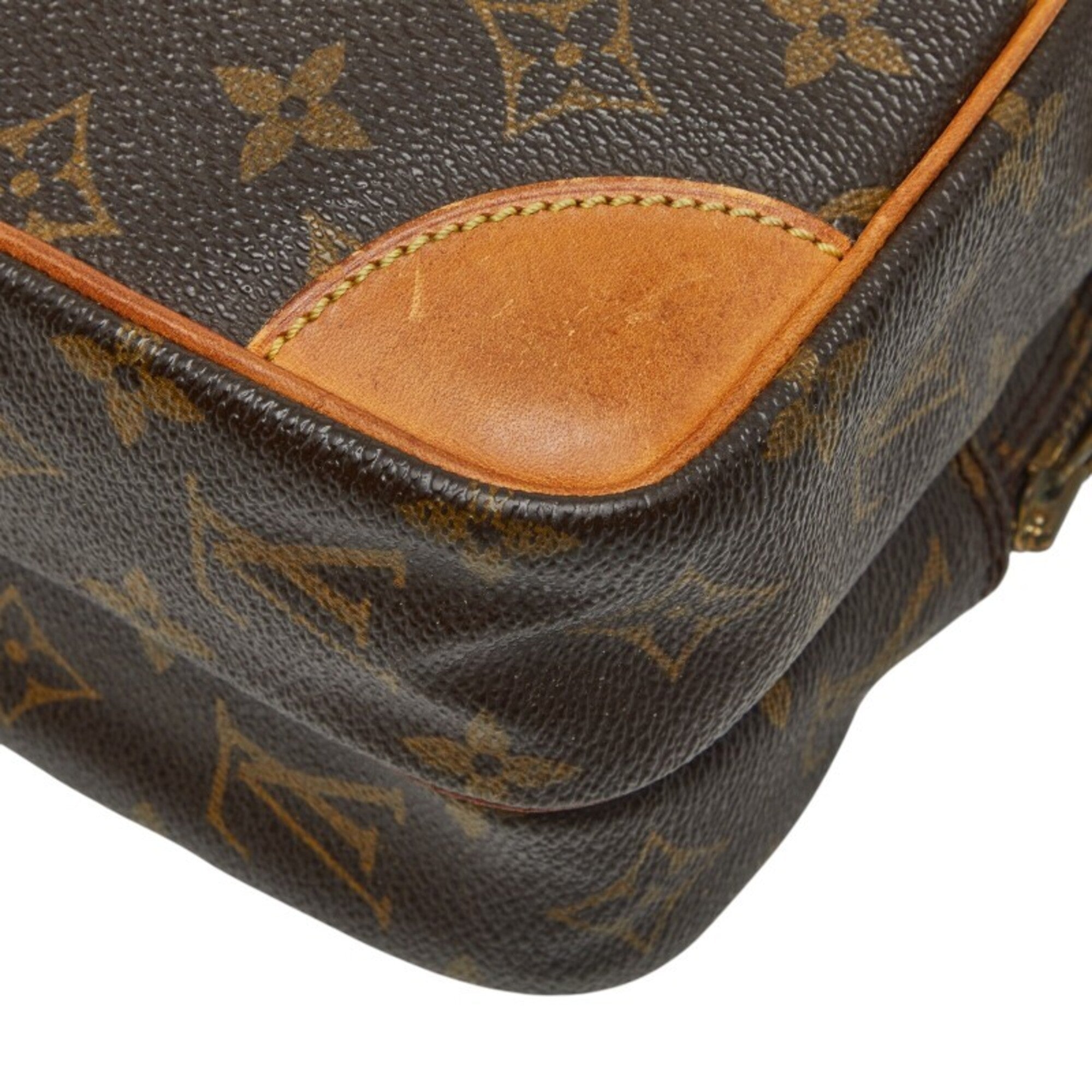Louis Vuitton Brown Pvc Leather Shoulder Bag (Pre-Owned)