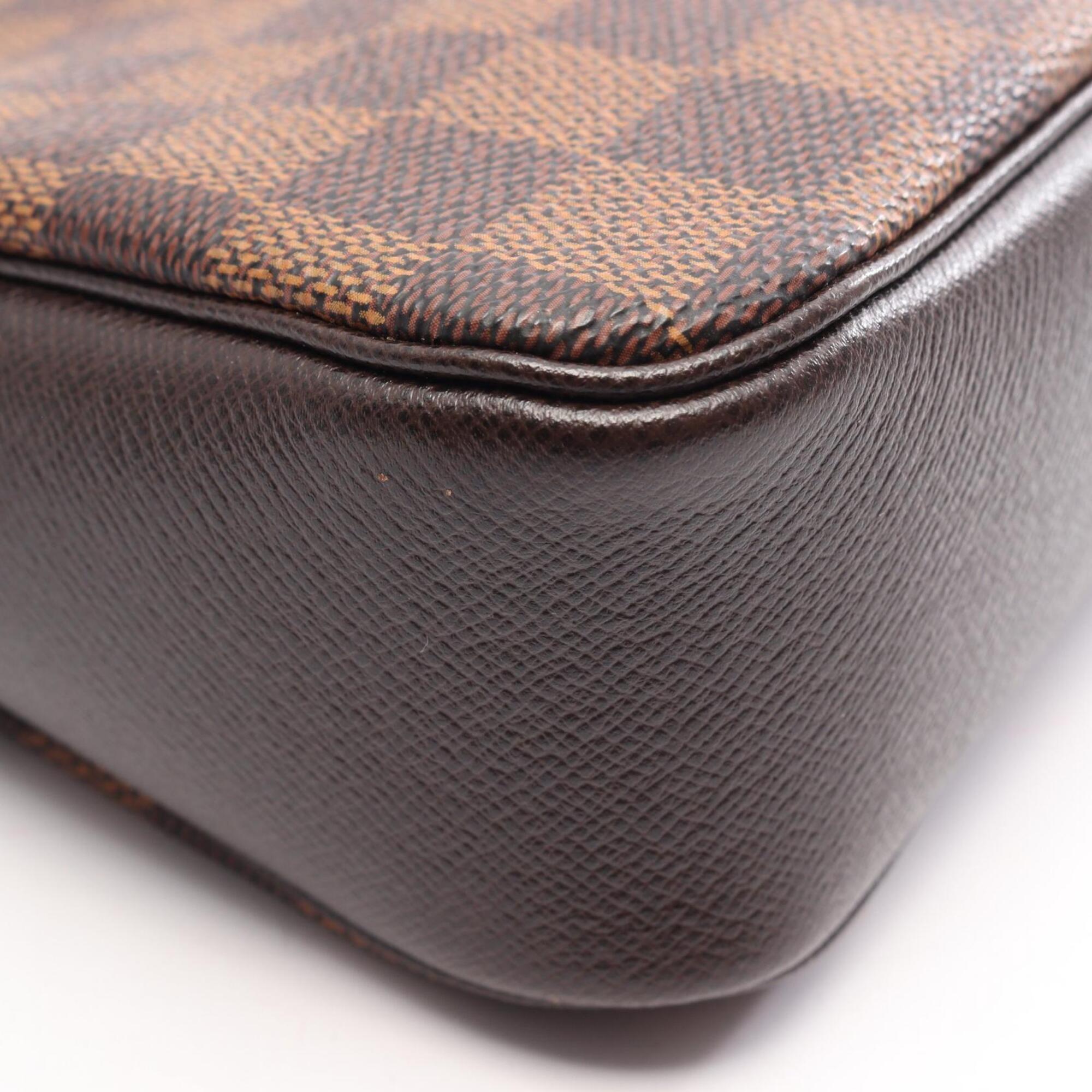 Louis Vuitton Brown Coated Canvas Pvc Leather Handbag (Pre-Owned)