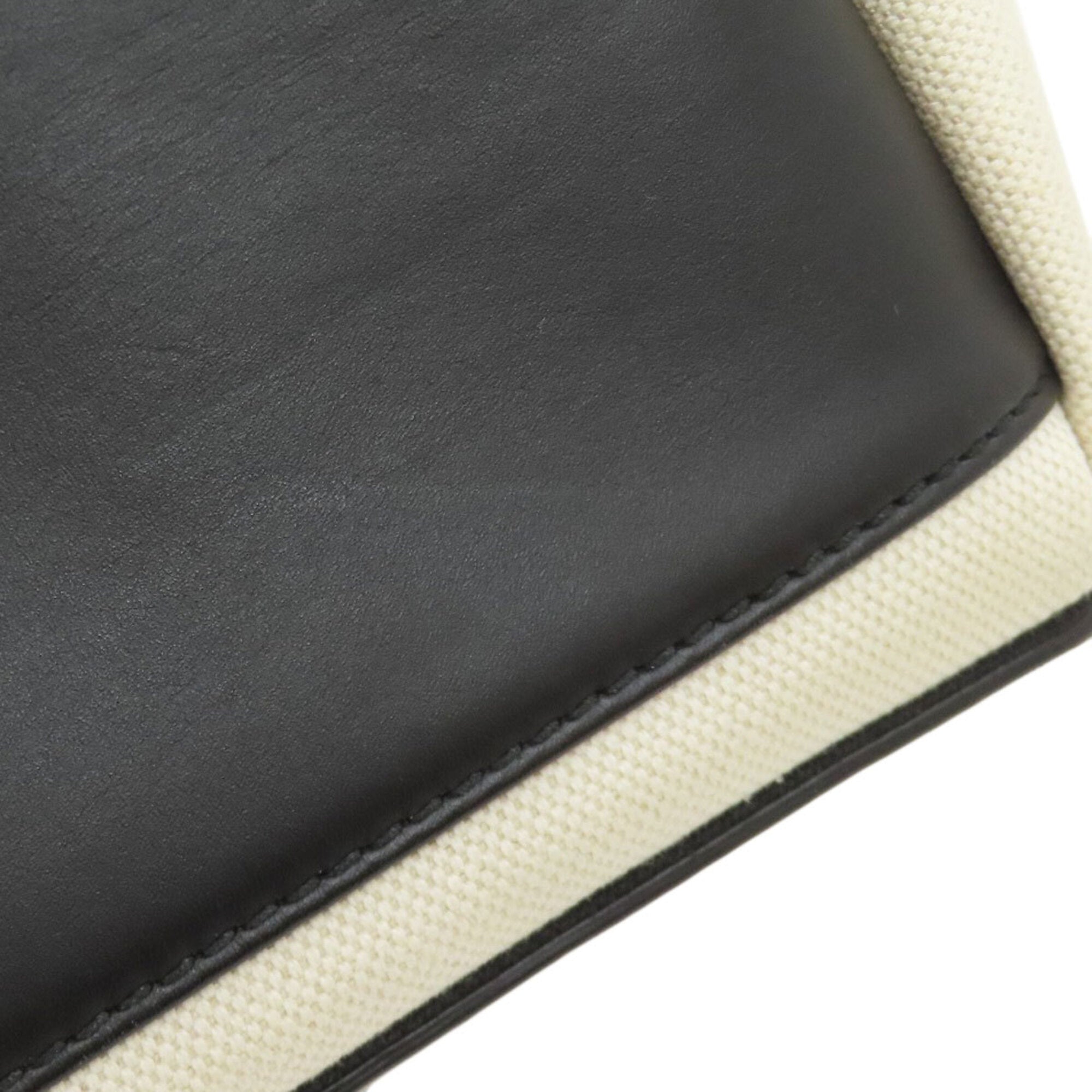 Balenciaga Black White Canvas Handbag Pouch (Pre-Owned)