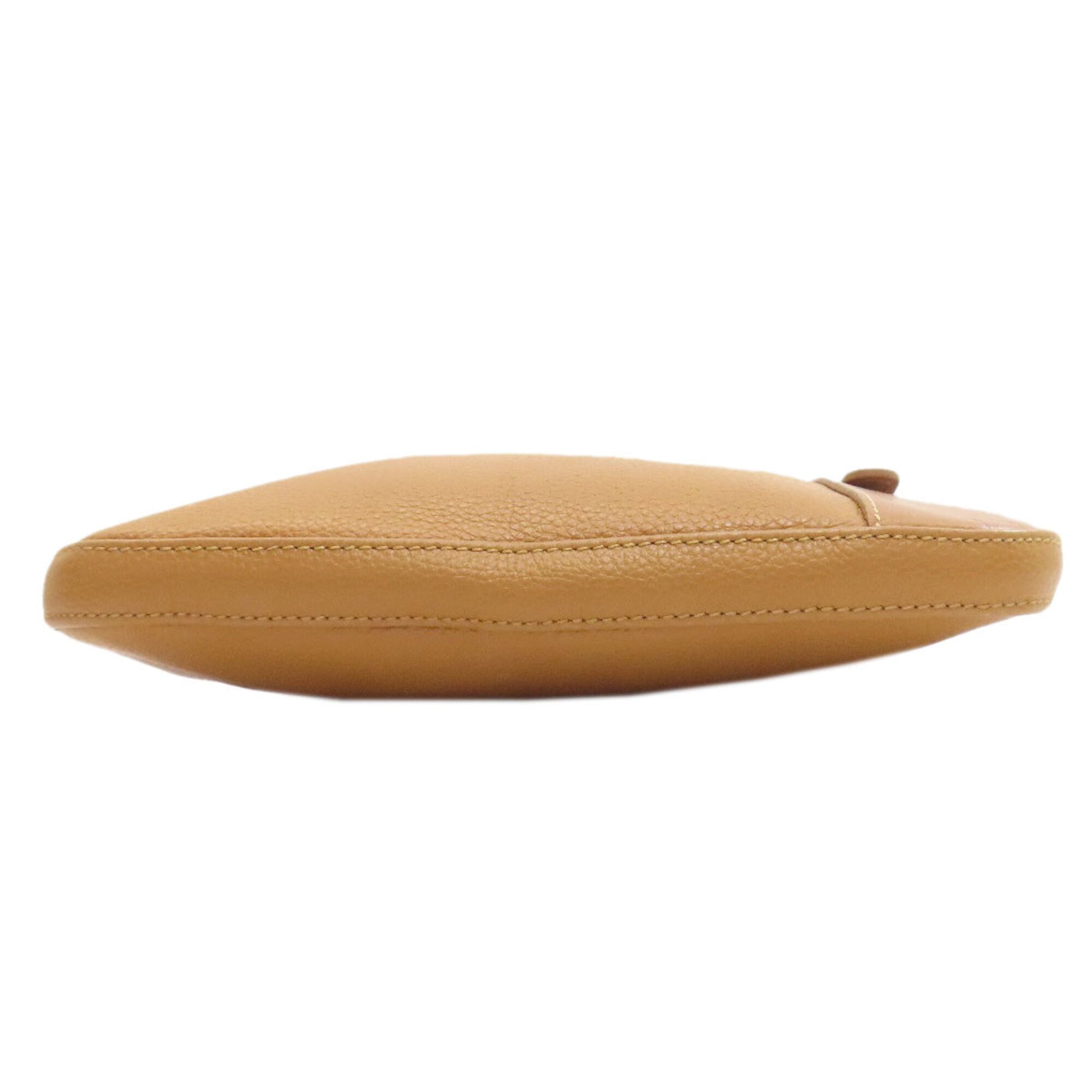 Longchamp Beige Leather Shoulder Bag (Pre-Owned)