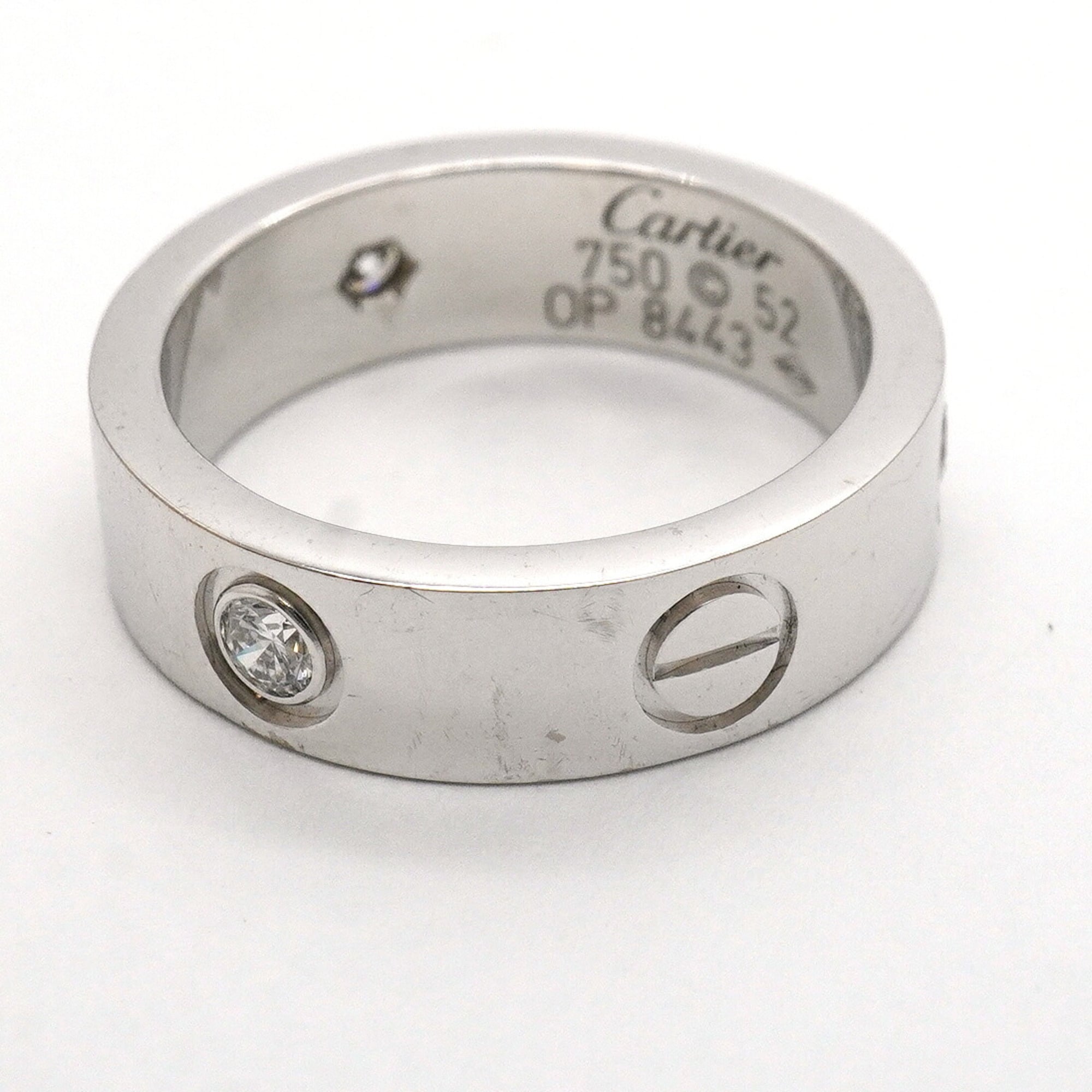 Cartier White Gold (18K) Band Ring (Pre-Owned)