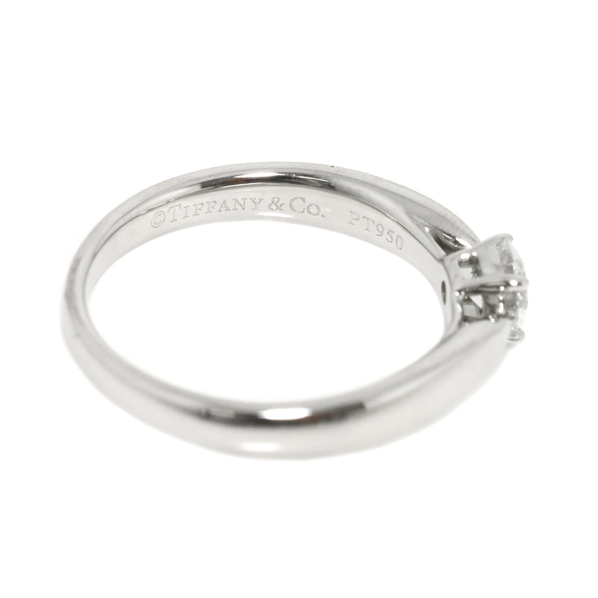 Tiffany Platinum 950 Band Ring (Pre-Owned)