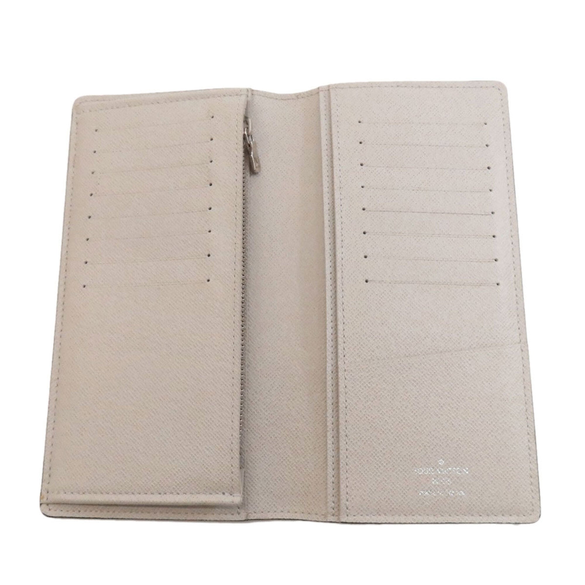Louis Vuitton Taiga Gray Taiga Leather Long Wallet (Bi-Fold) (Pre-Owned)