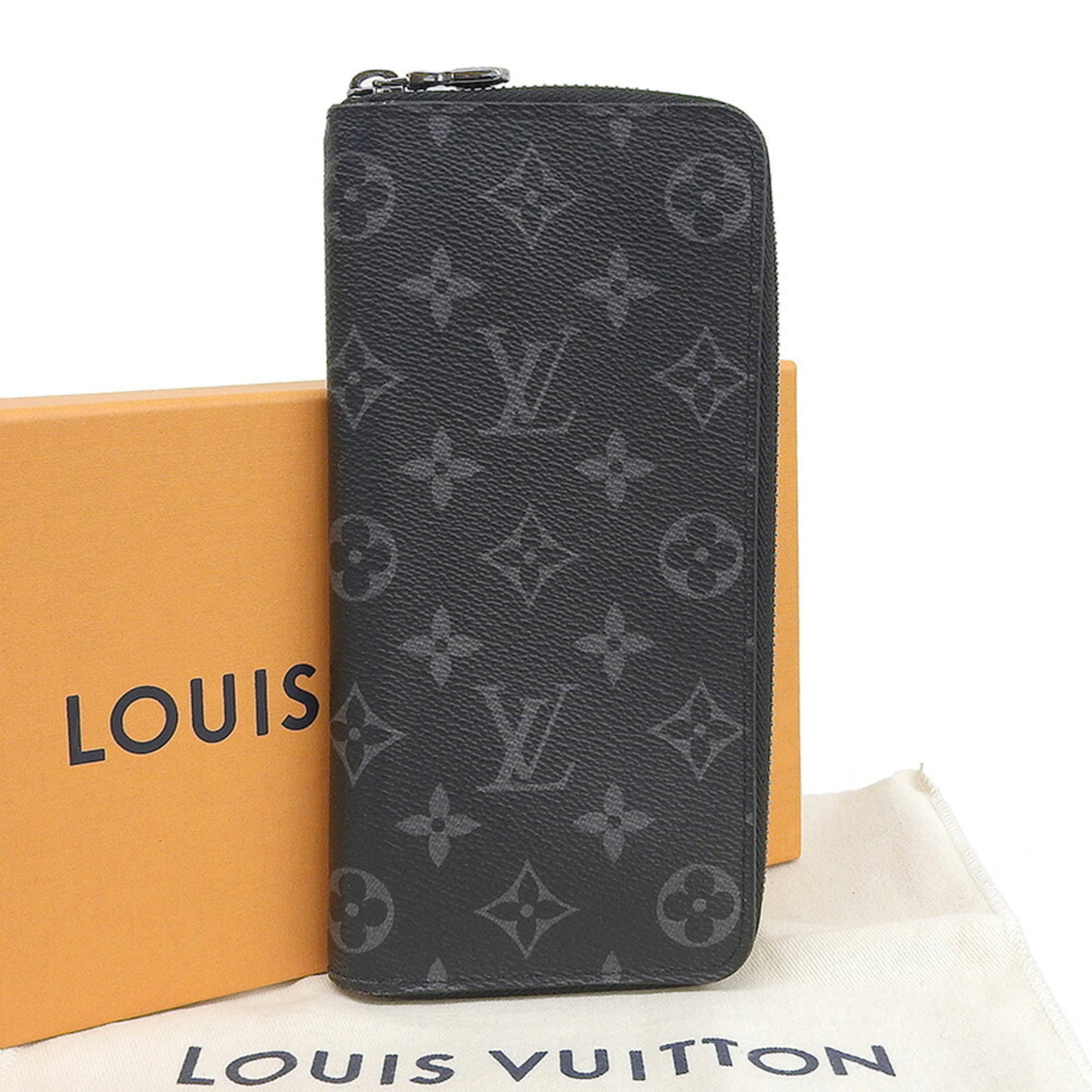 Louis Vuitton Monogram Eclipse Monogram Eclipse Long Wallet (Bi-Fold) (Pre-Owned)