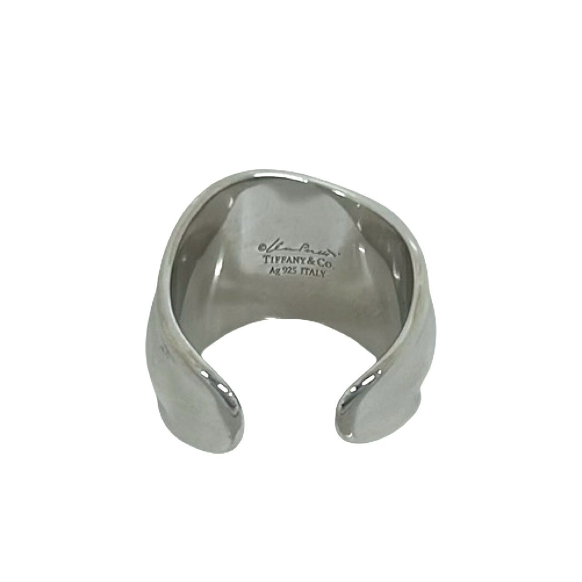 Tiffany Silver Silver 925 Band Ring (Pre-Owned)