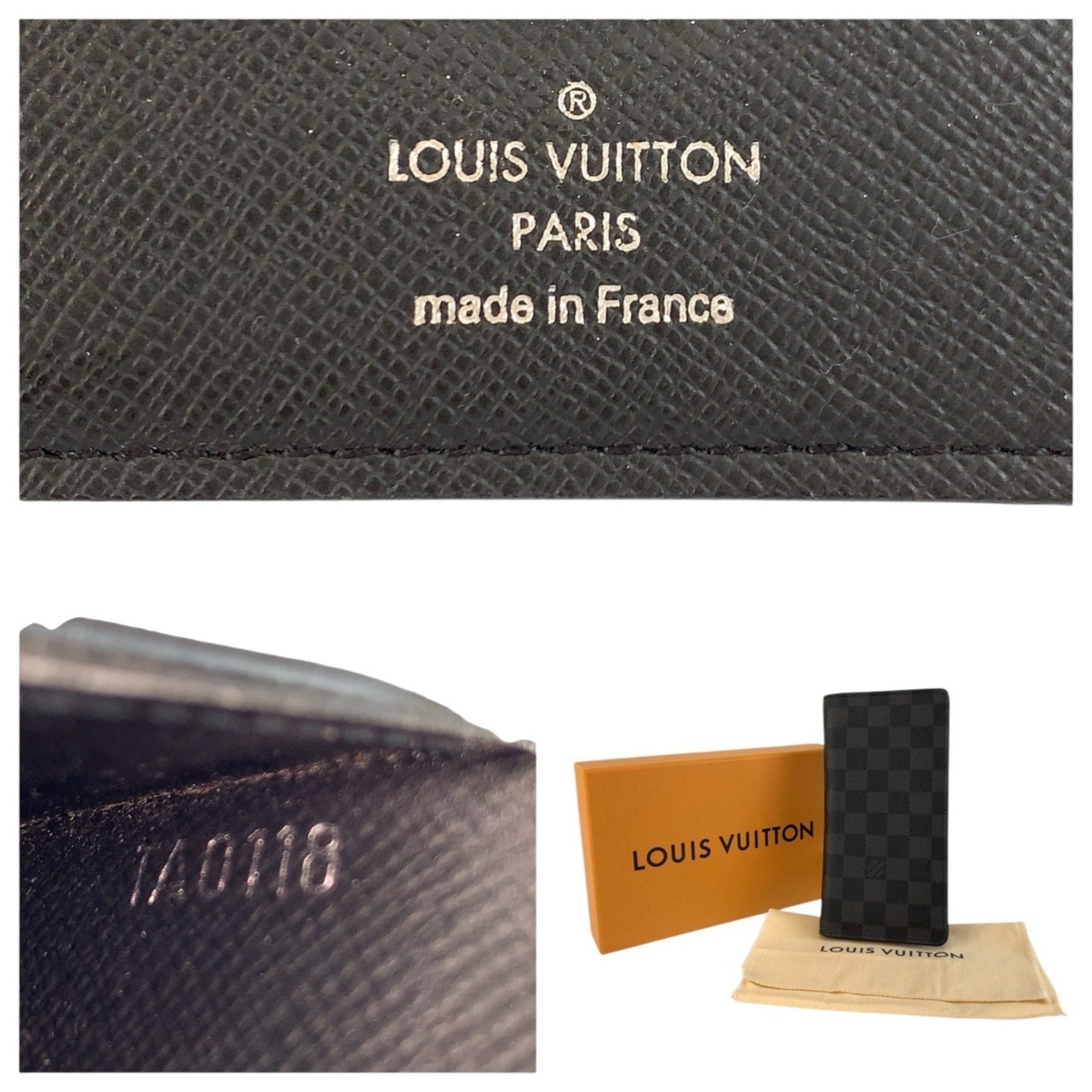 Louis Vuitton Damier Graphite Damier Graphite Long Wallet (Bi-Fold) (Pre-Owned)