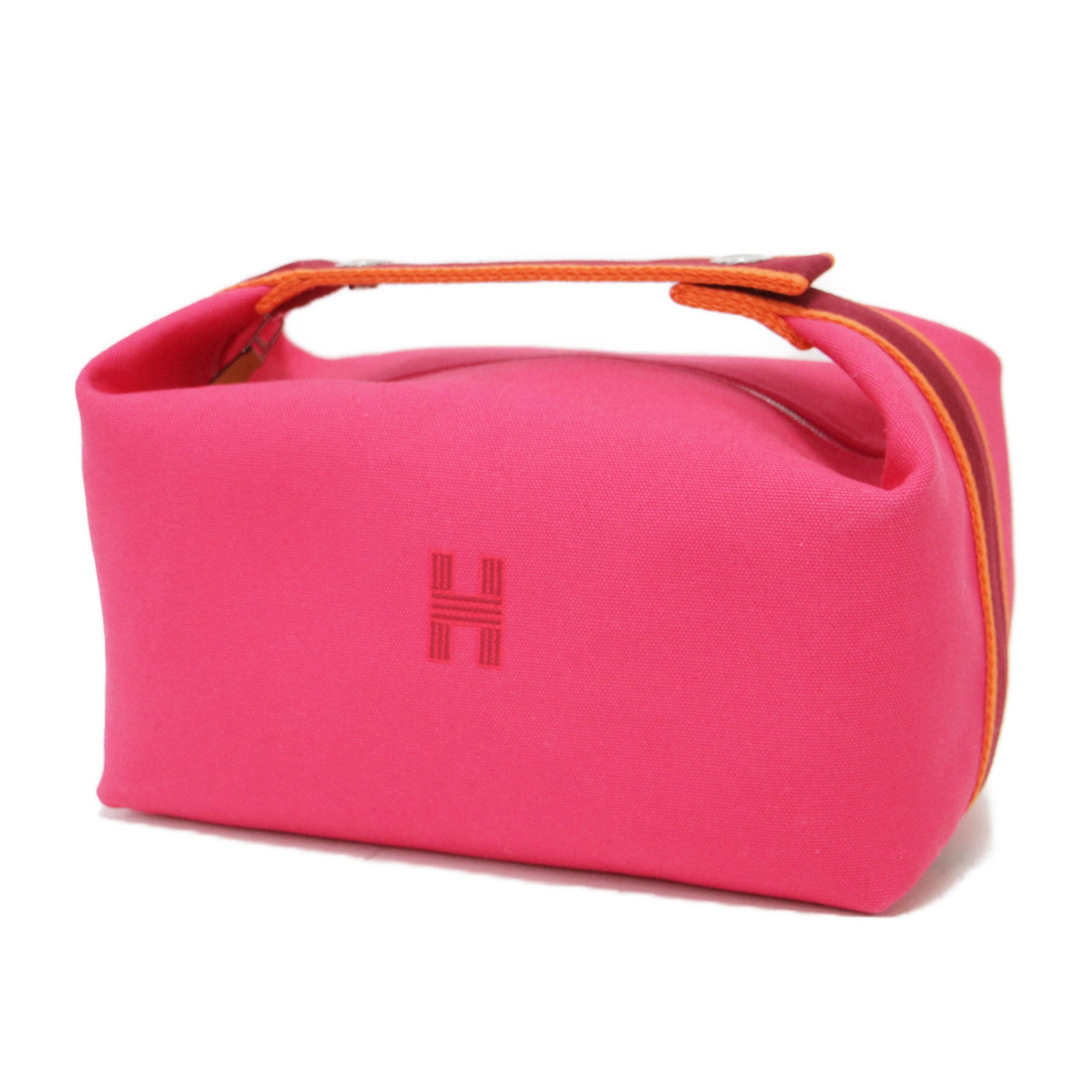 Hermes Black Pink Cotton Pouch (Pre-Owned)
