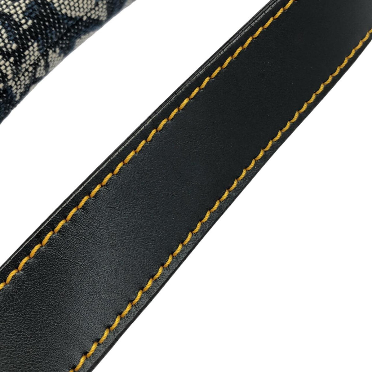 Christian Dior Blue Canvas Saddle Bag (Pre-Owned)