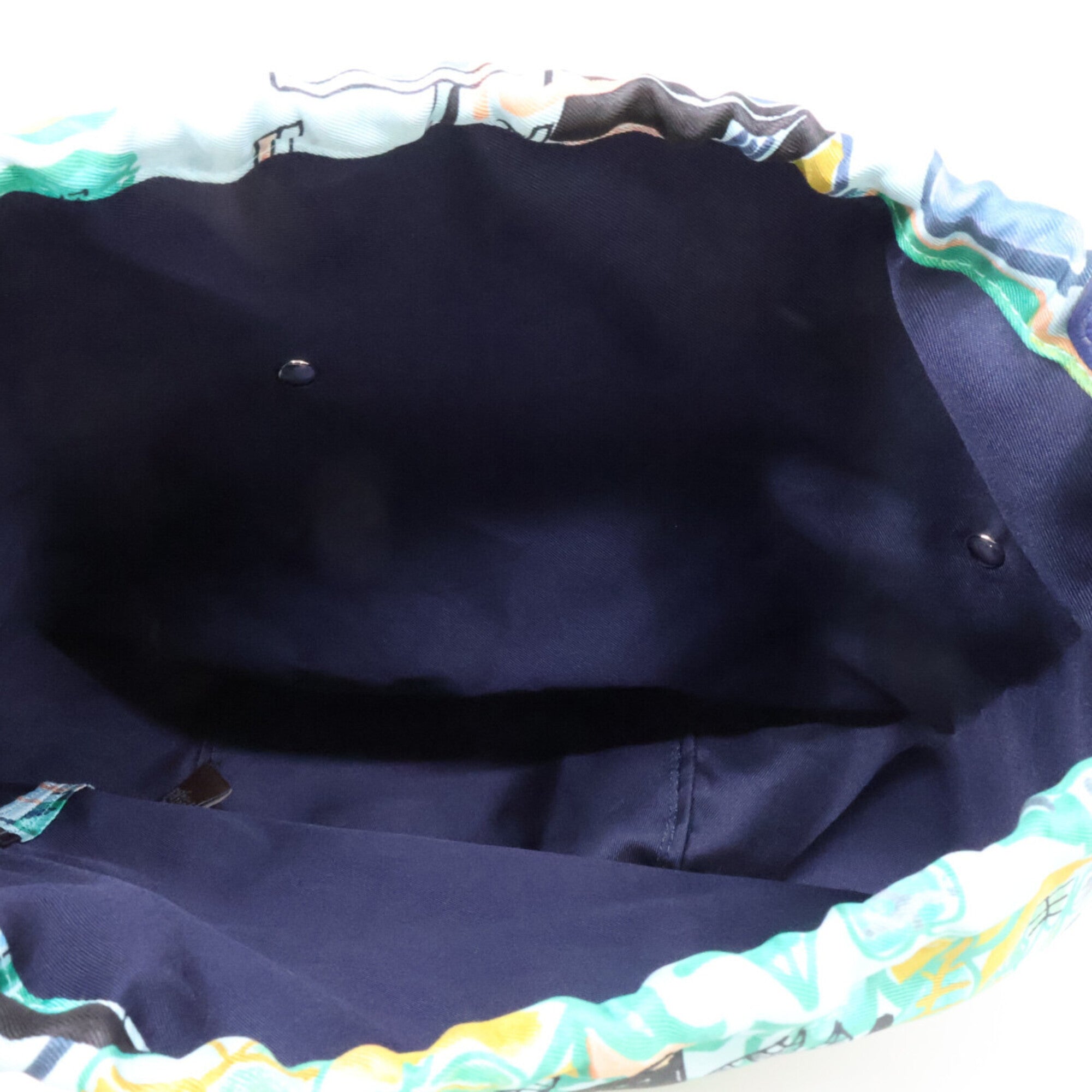Hermes Blue Silk Pouch (Pre-Owned)