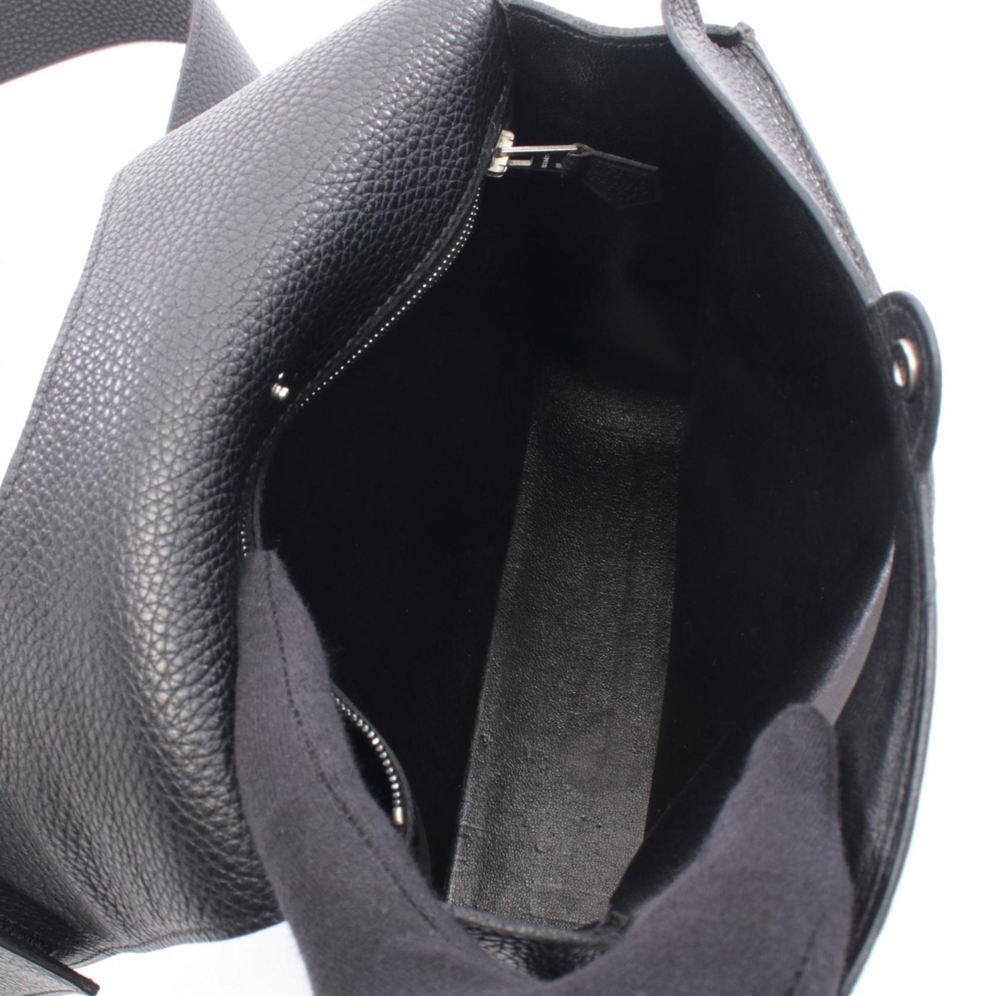 Hermes Black Togo Leather Shoulder Bag (Pre-Owned)