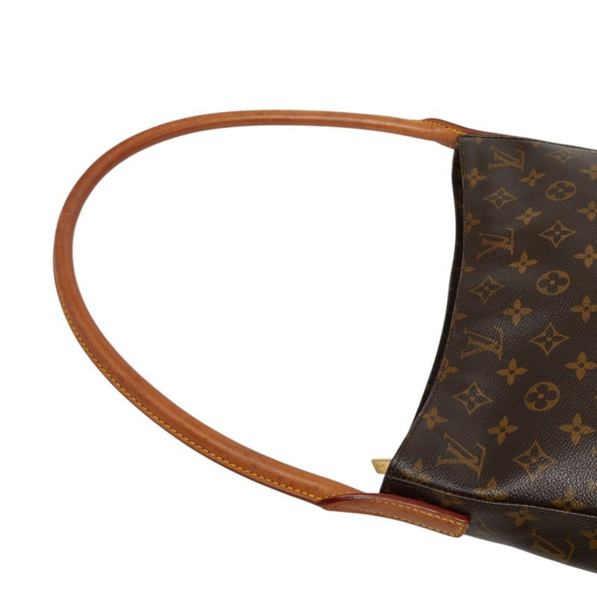 Louis Vuitton Monogram Brown Pvc Leather Handbag Shoulder Bag (Pre-Owned)