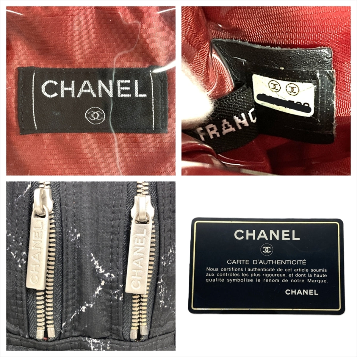 Chanel New Travel Line Black Nylon Handbag (Pre-Owned)