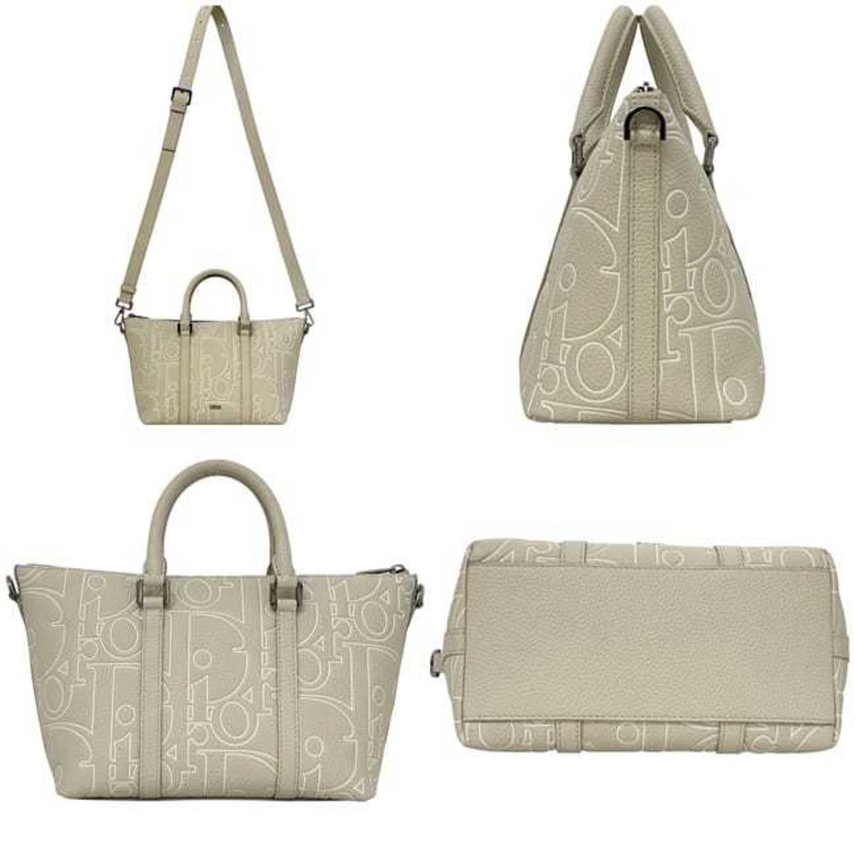 Christian Dior Beige Leather Handbag (Pre-Owned)