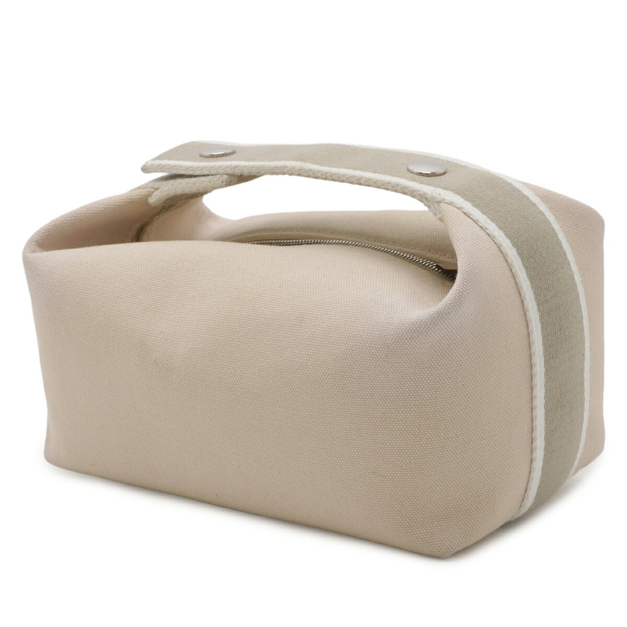 Hermes Natural Canvas Handbag (Pre-Owned)