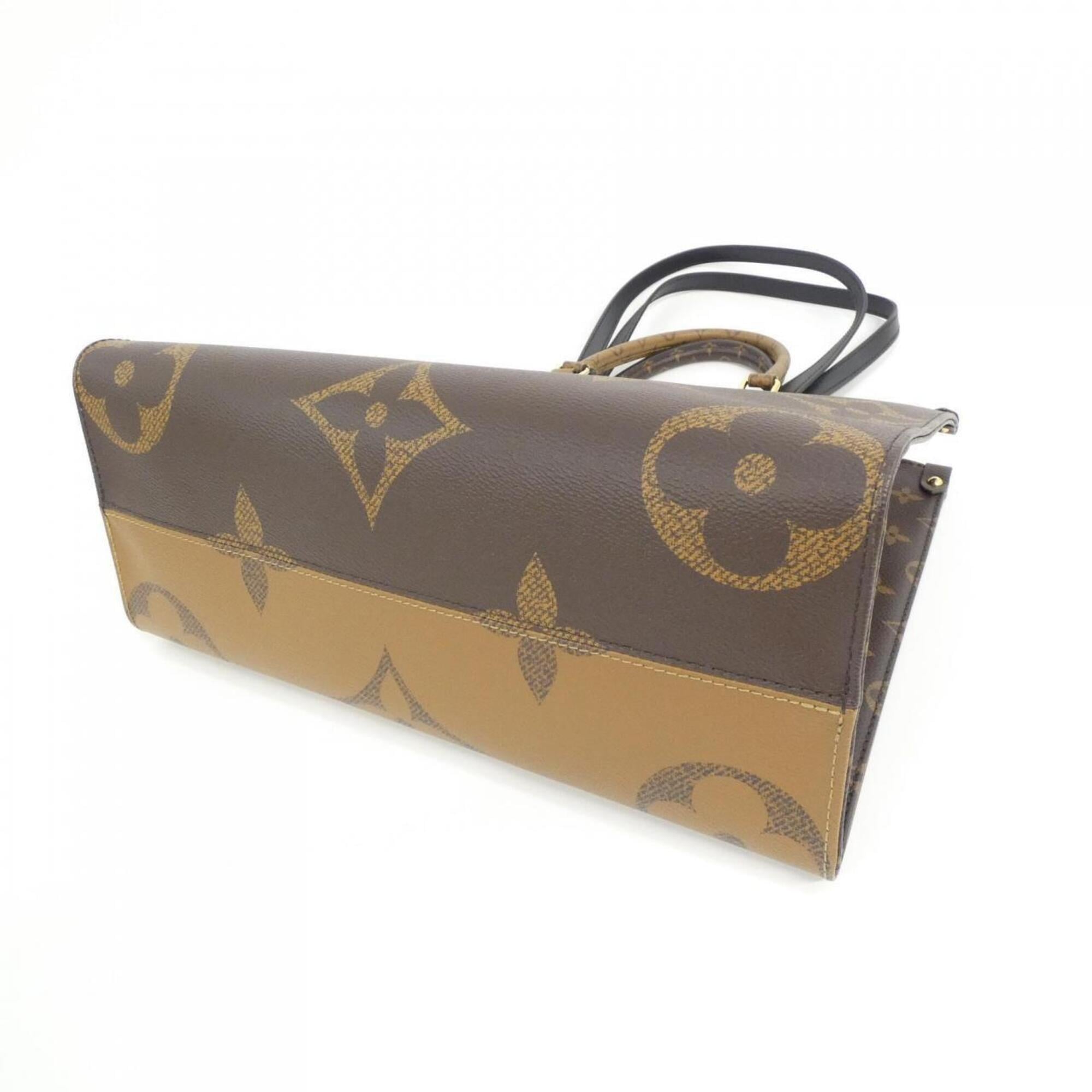 Louis Vuitton Monogram Marron Coated Canvas Handbag (Pre-Owned)