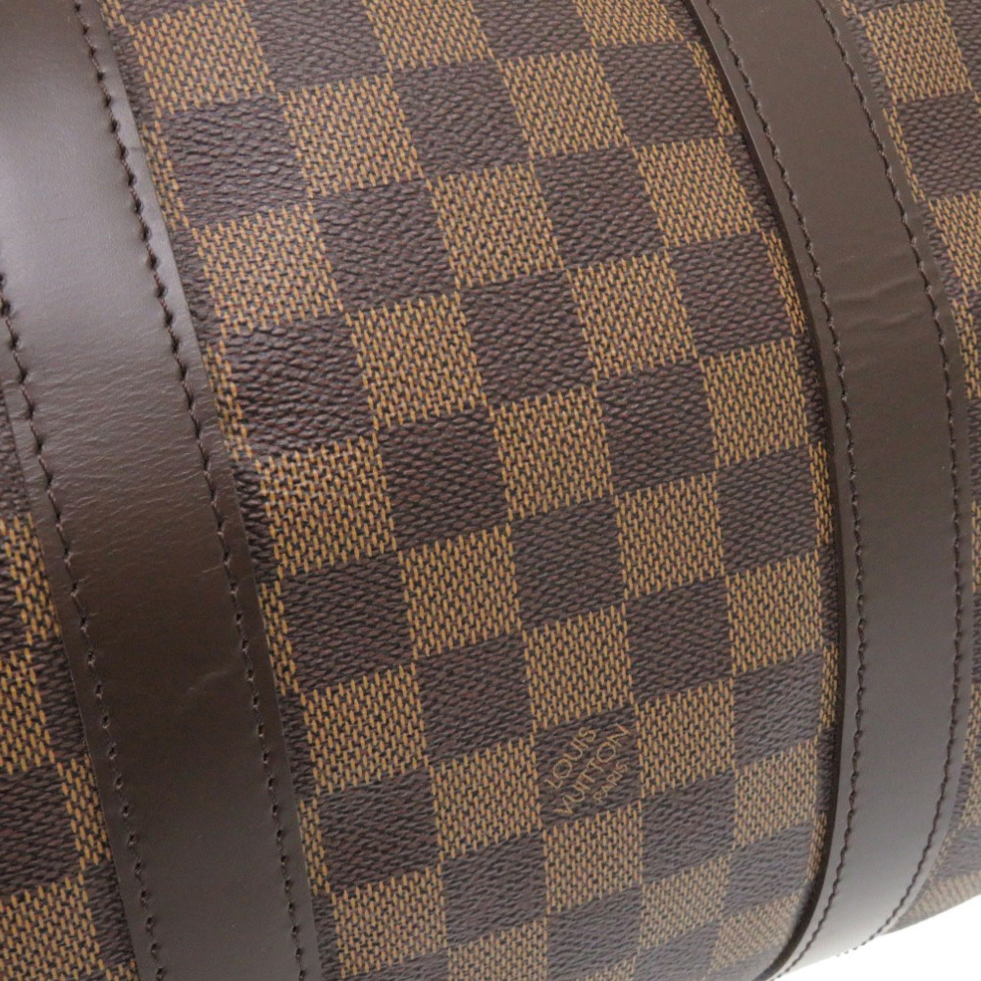 Louis Vuitton Brown Damier Canvas Boston Bag (Pre-Owned)