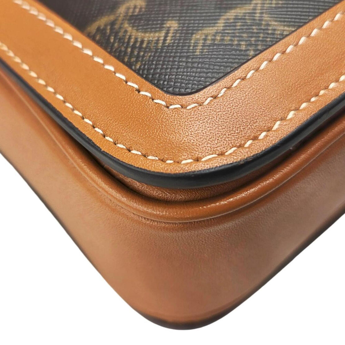Celine Brown Leather Crossbody Bag Shoulder Bag (Pre-Owned)