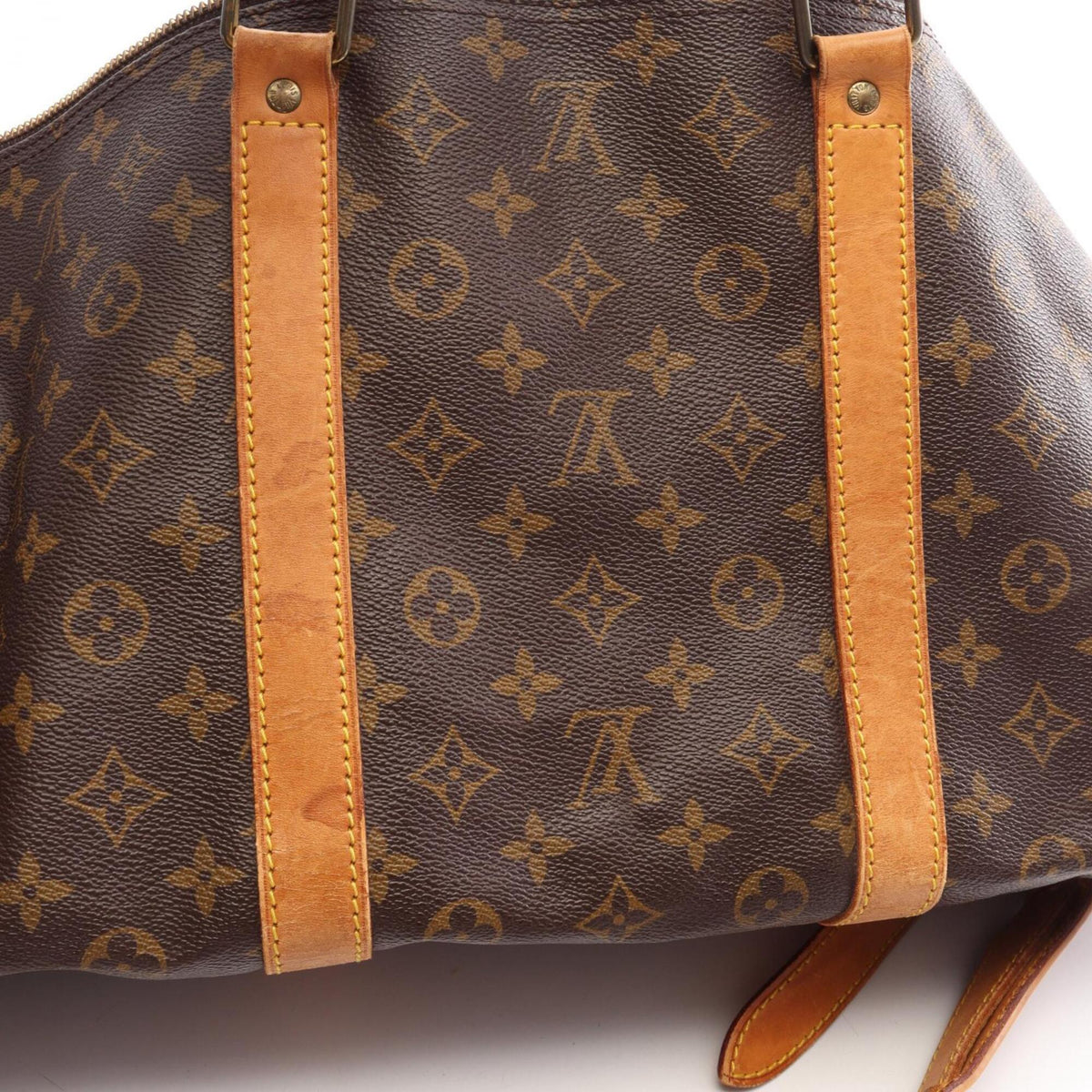 Louis Vuitton Brown Monogram Monogram Leather Boston Bag Handbag (Pre-Owned)