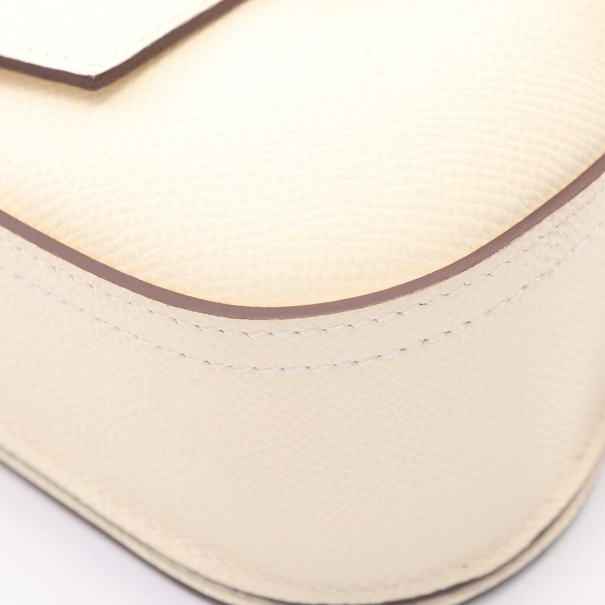 Hermes Ivory Epsom Leather Handbag Shoulder Bag (Pre-Owned)
