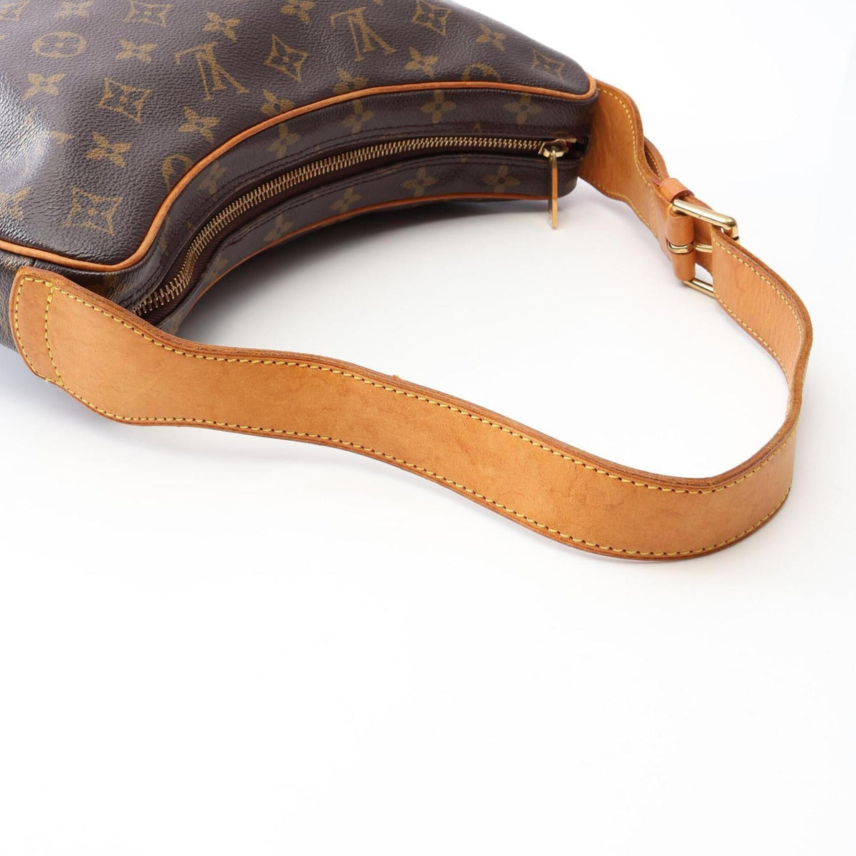Louis Vuitton Brown Monogram Monogram Leather Handbag Shoulder Bag (Pre-Owned)