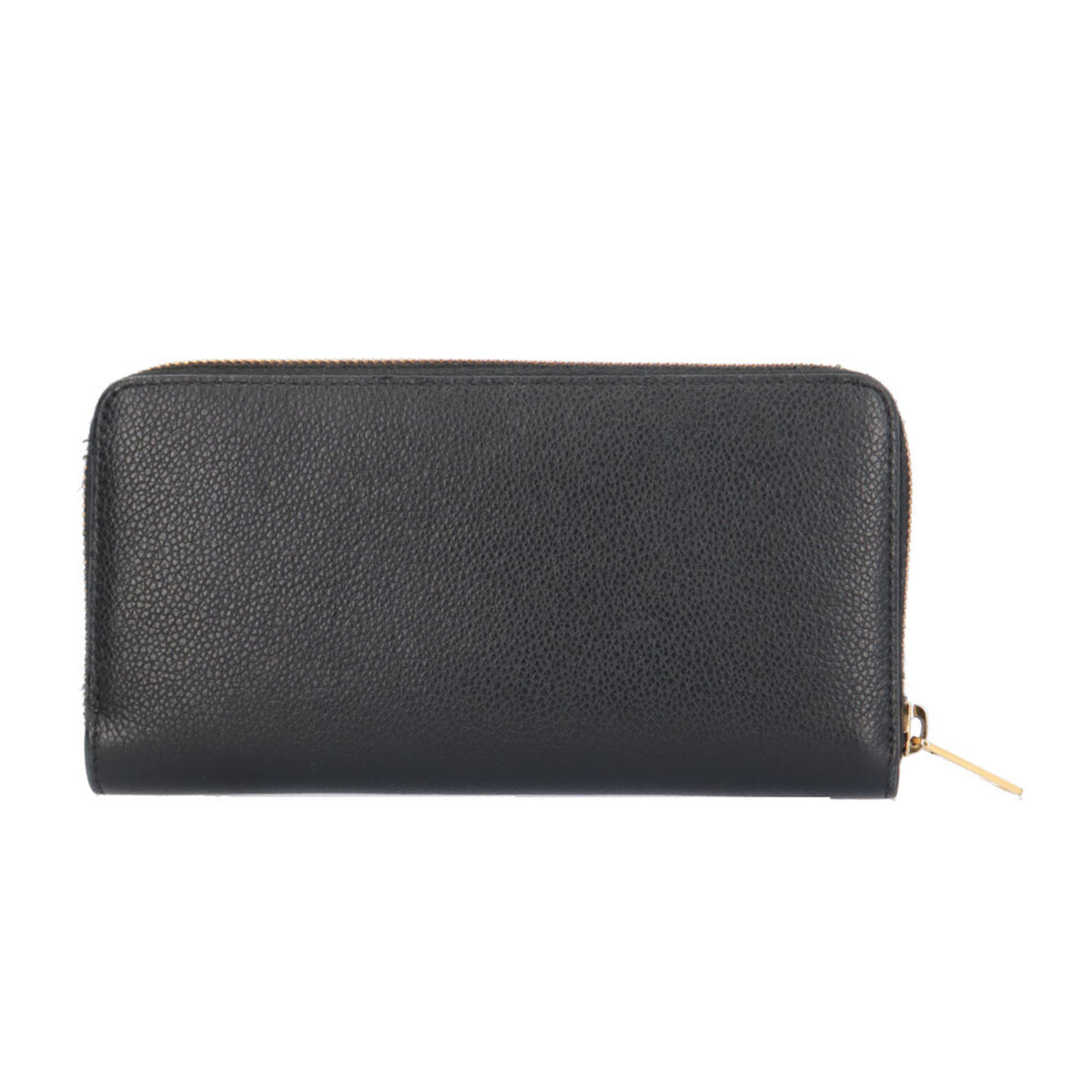 Celine Black Leather Long Wallet (Bi-Fold) (Pre-Owned)