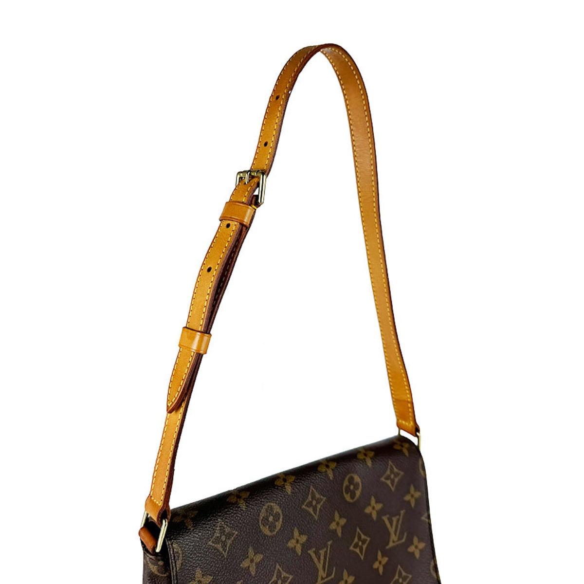 Louis Vuitton Brown Monogram Shoulder Bag (Pre-Owned)