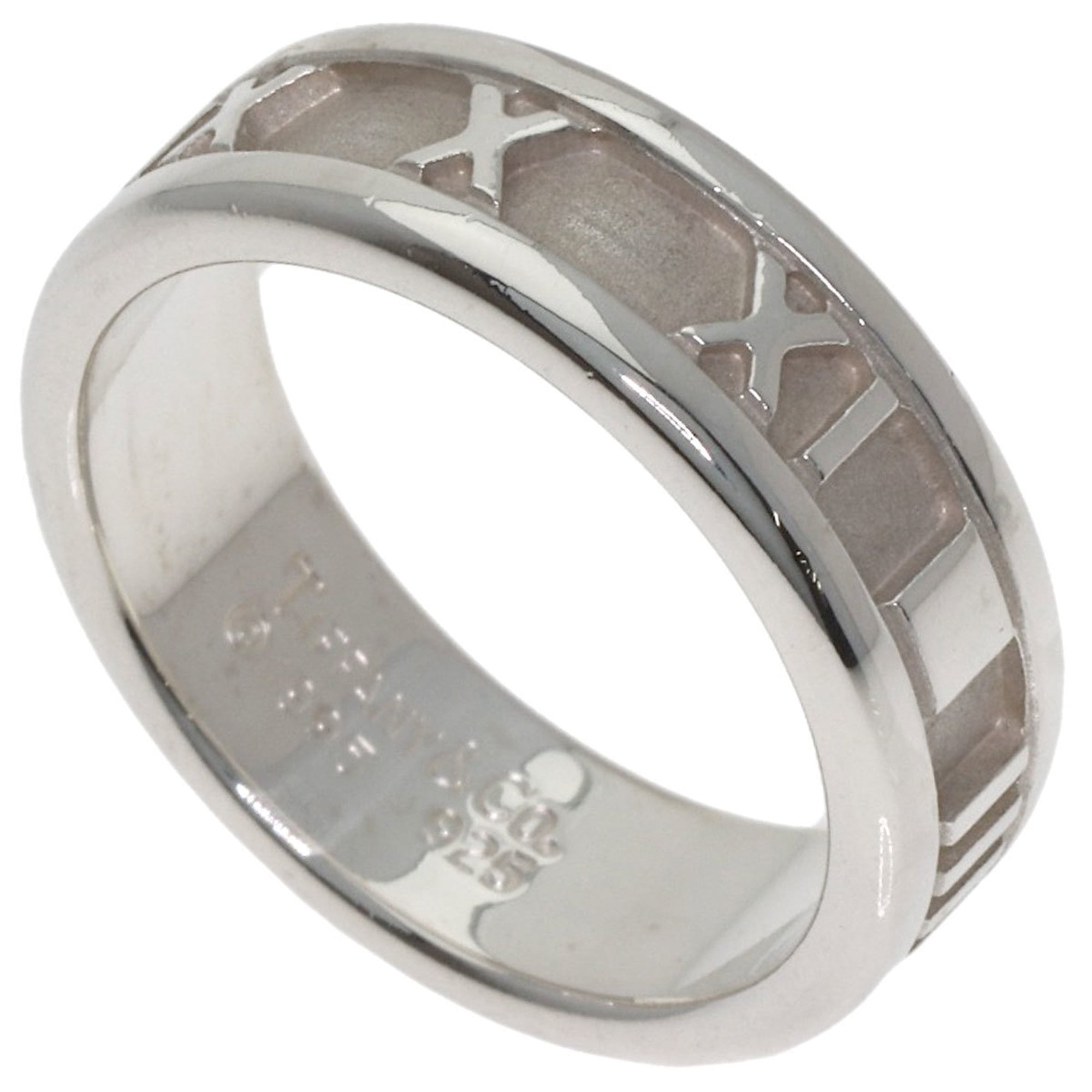 Tiffany Atlas Silver Band Ring (Pre-Owned)