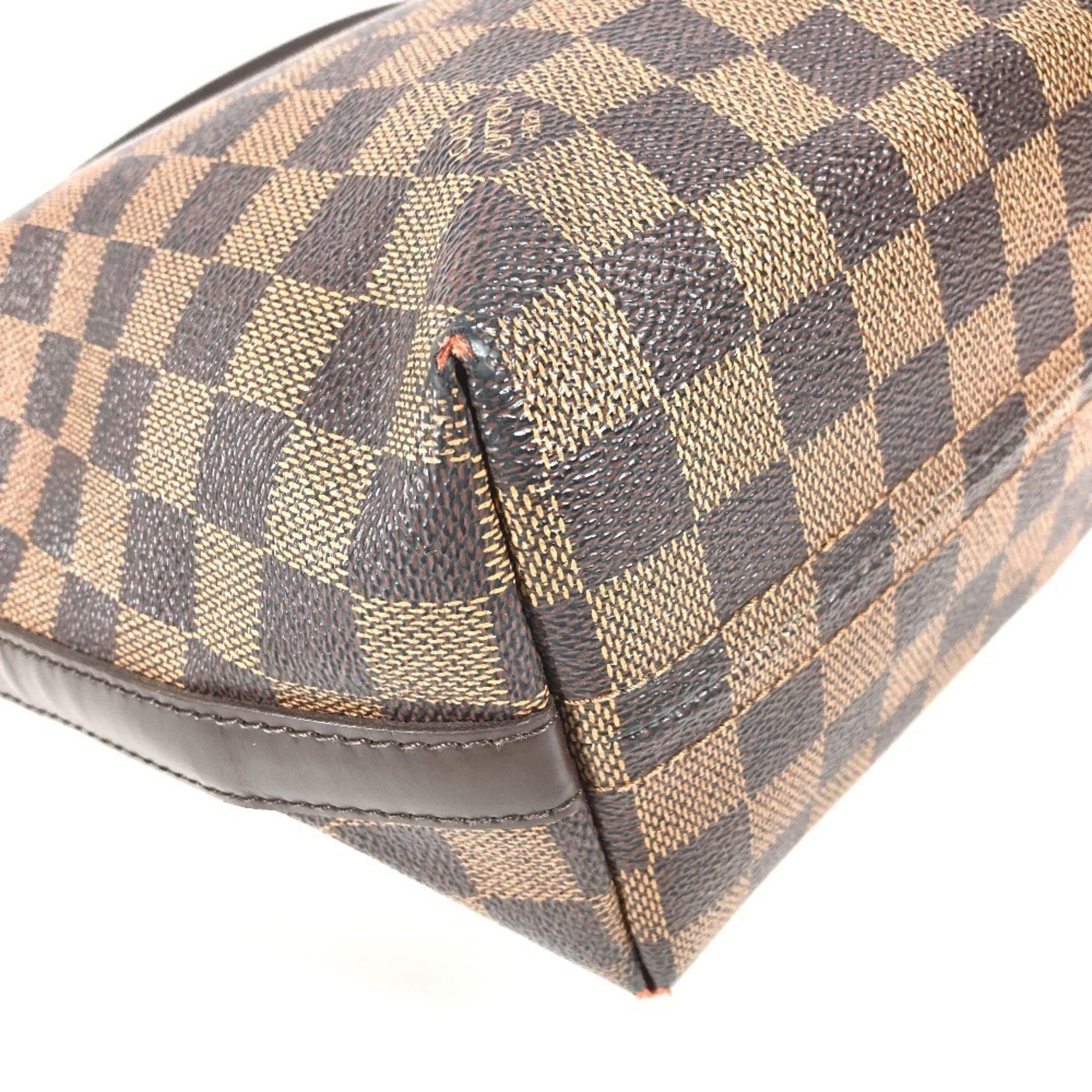 Louis Vuitton Brown Ebene Damier Canvas Handbag Shoulder Bag (Pre-Owned)
