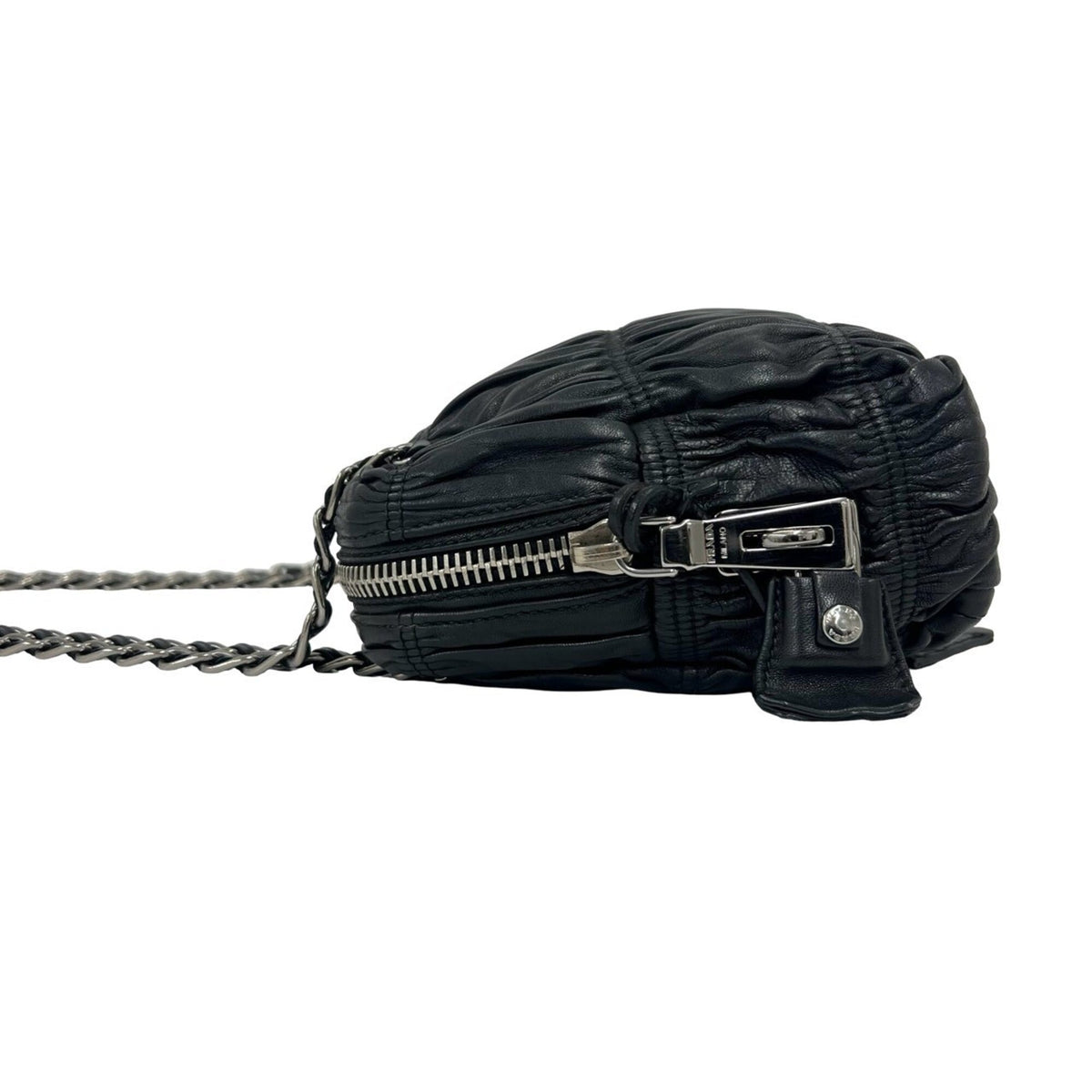 Prada Black Leather Shoulder Bag (Pre-Owned)