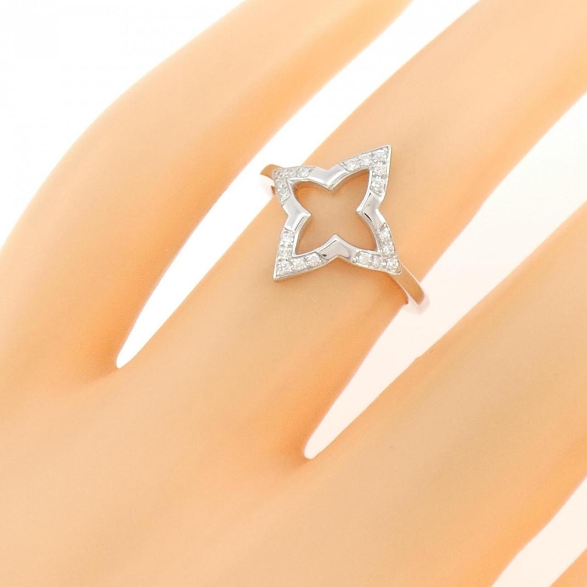 Louis Vuitton White Gold (18K) Band Ring (Pre-Owned)