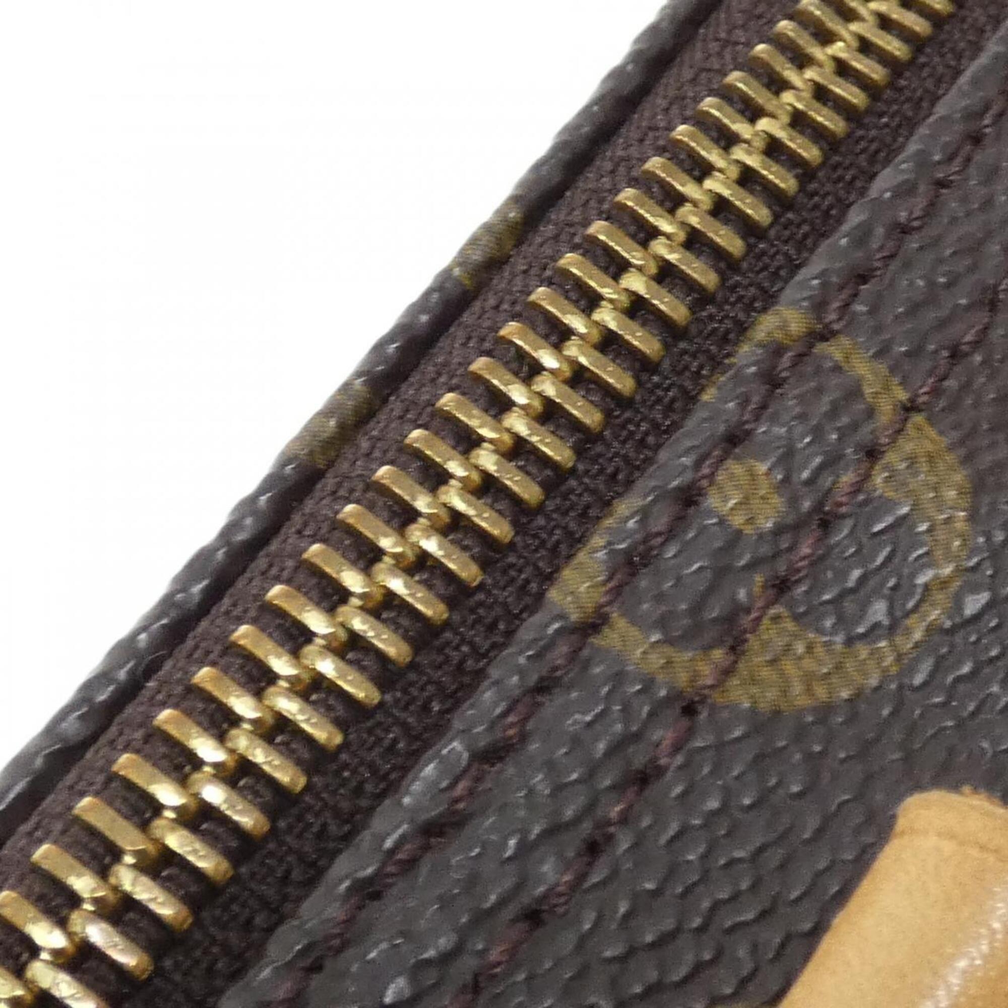 Louis Vuitton Marron Coated Canvas Boston Bag (Pre-Owned)