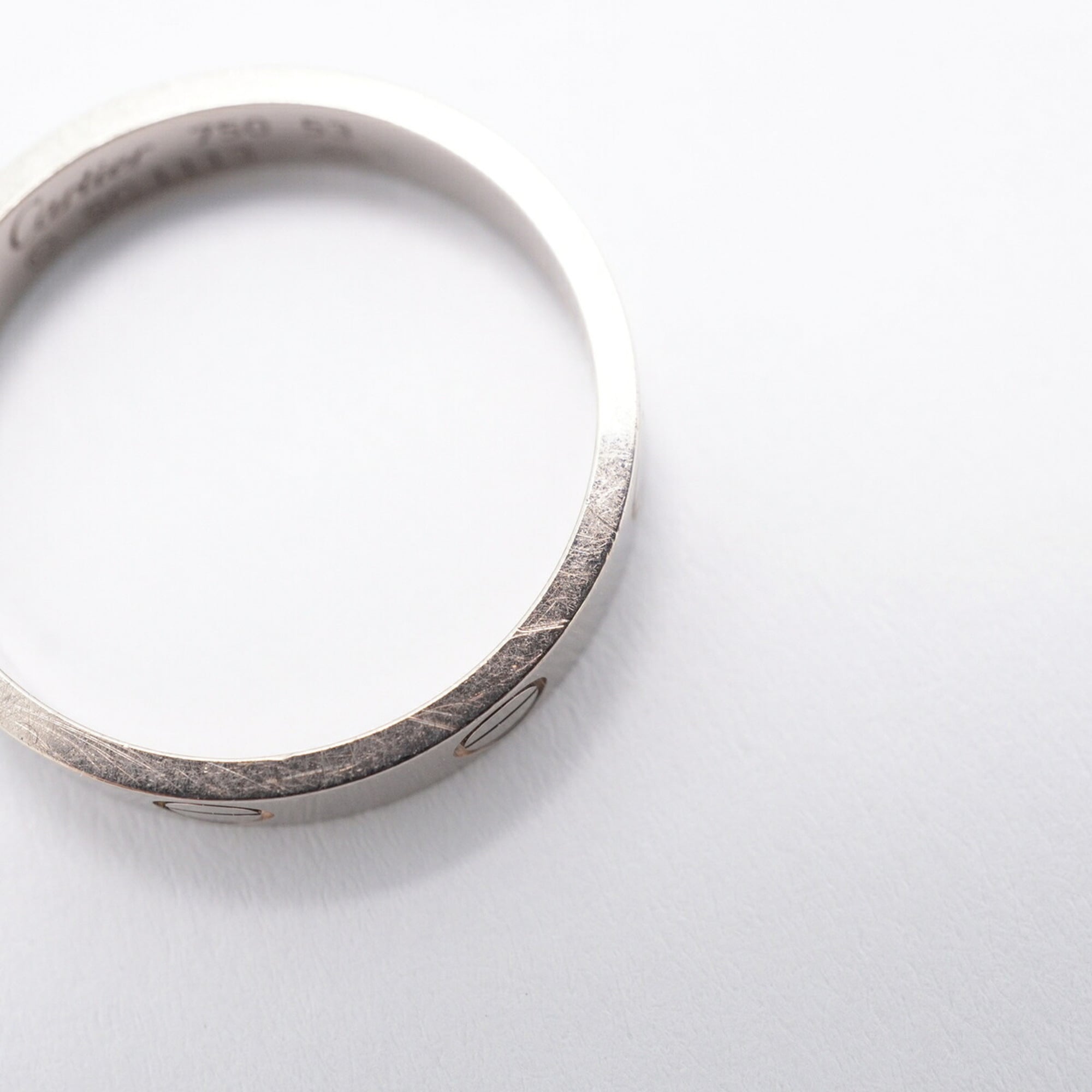 Cartier White Gold (18K) Band Ring (Pre-Owned)
