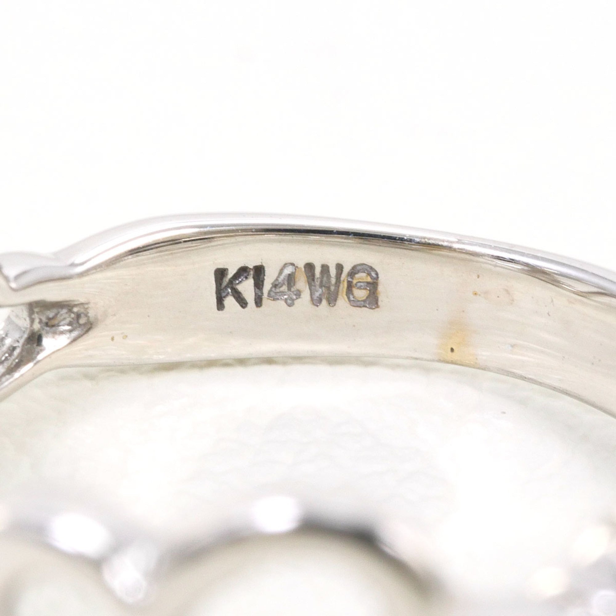 Unbranded White Gold White Gold (14K) Band Ring (Pre-Owned)