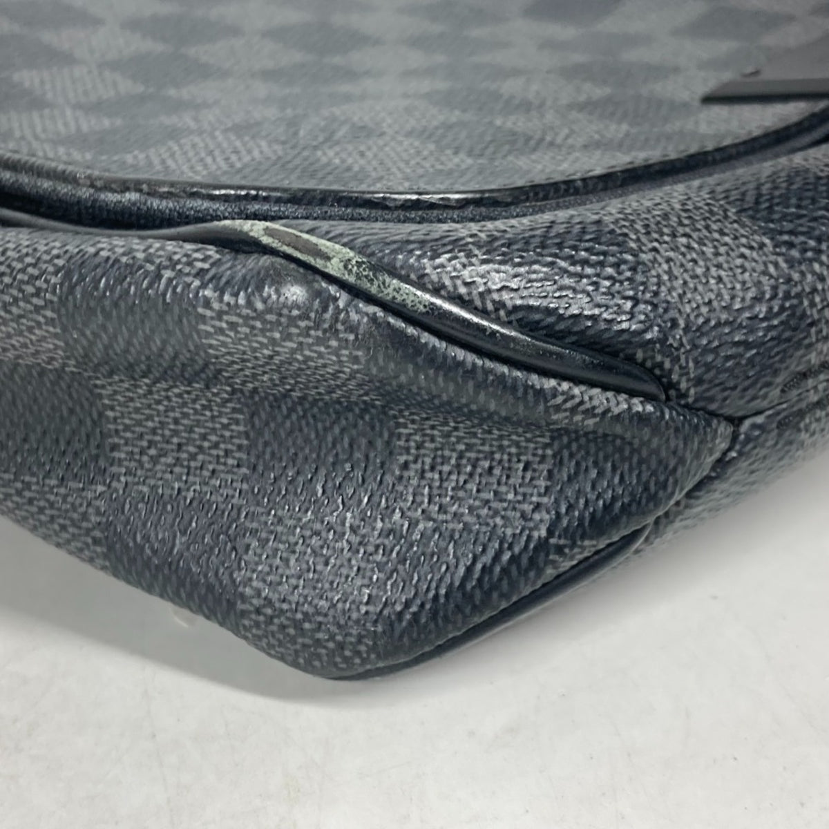 Louis Vuitton Black Damier Graphite Shoulder Bag (Pre-Owned)
