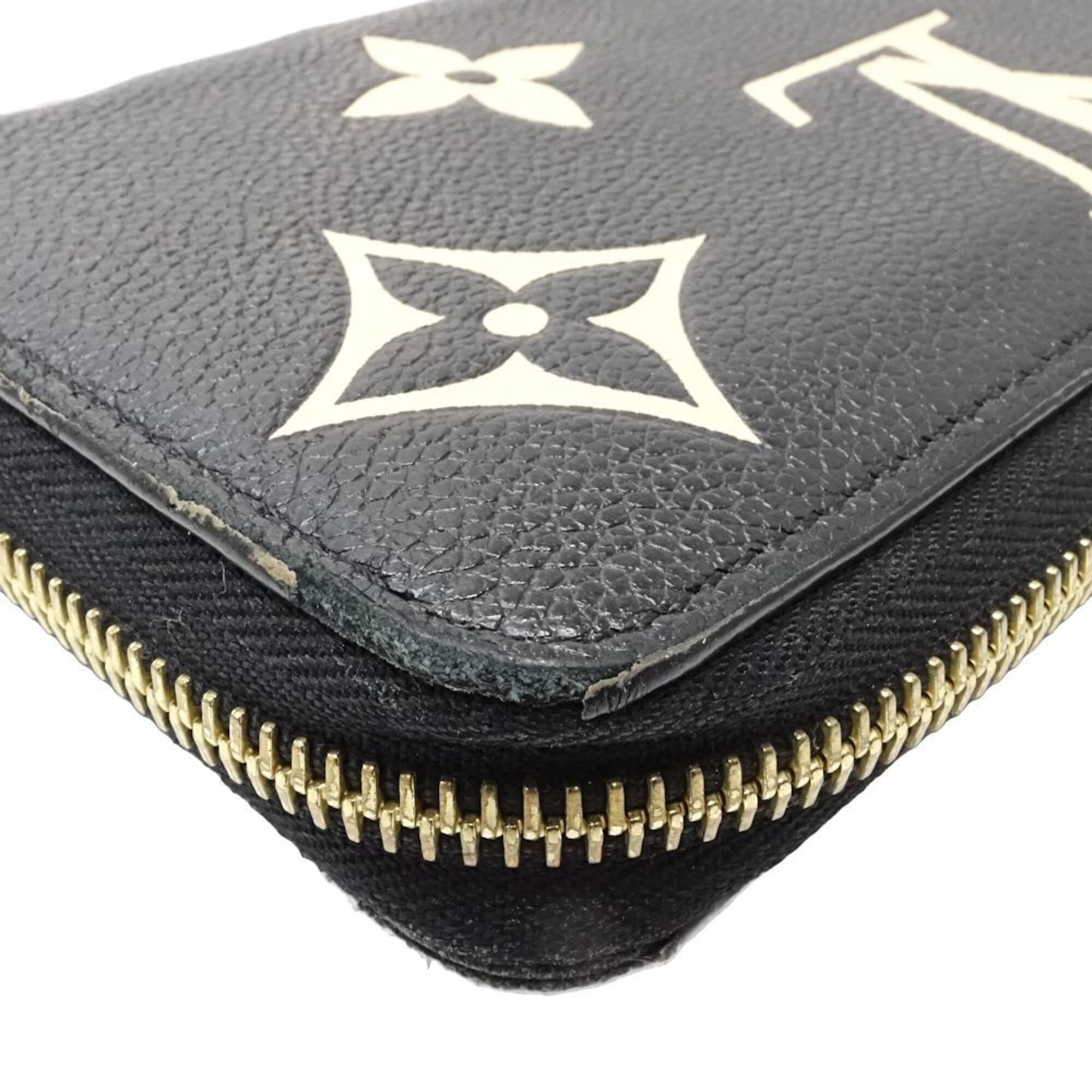 Louis Vuitton Beige Noir Monogram Empreinte Coin Purse/Coin Case (Pre-Owned)