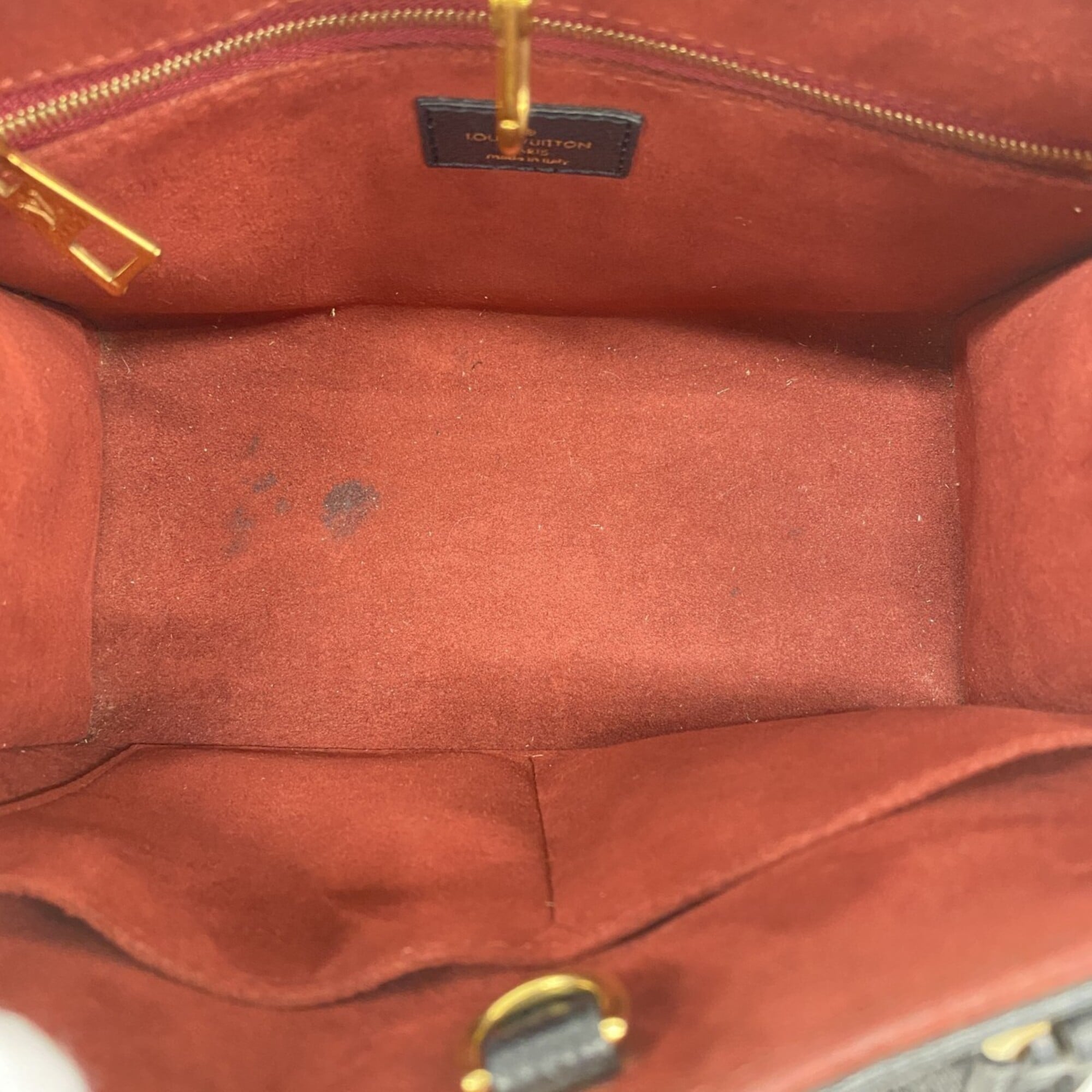 Louis Vuitton Beige Black Handbag (Pre-Owned)
