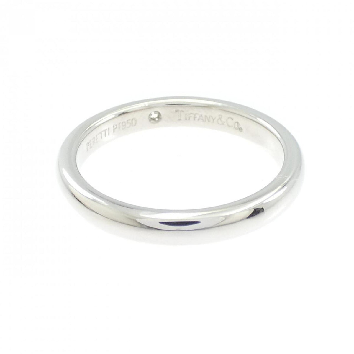Tiffany Platinum 950 Band Ring (Pre-Owned)