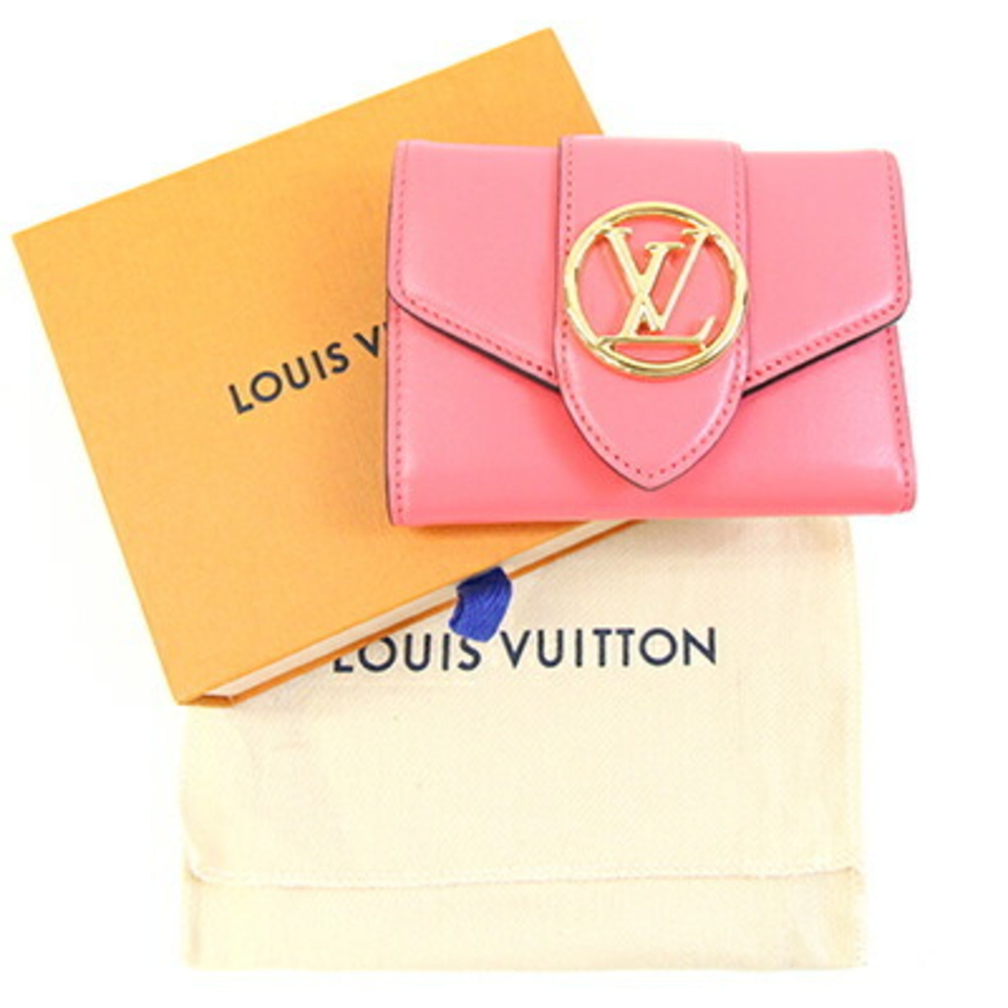Louis Vuitton Dahlia Leather Wallet (Tri-Fold) (Pre-Owned)