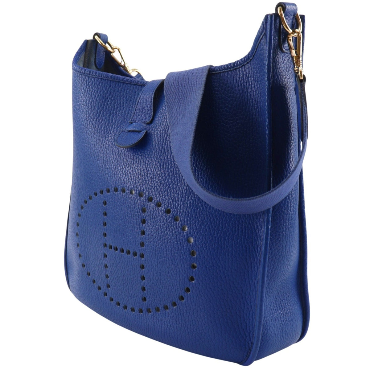 Hermes Blue Ardennes Leather Shoulder Bag (Pre-Owned)