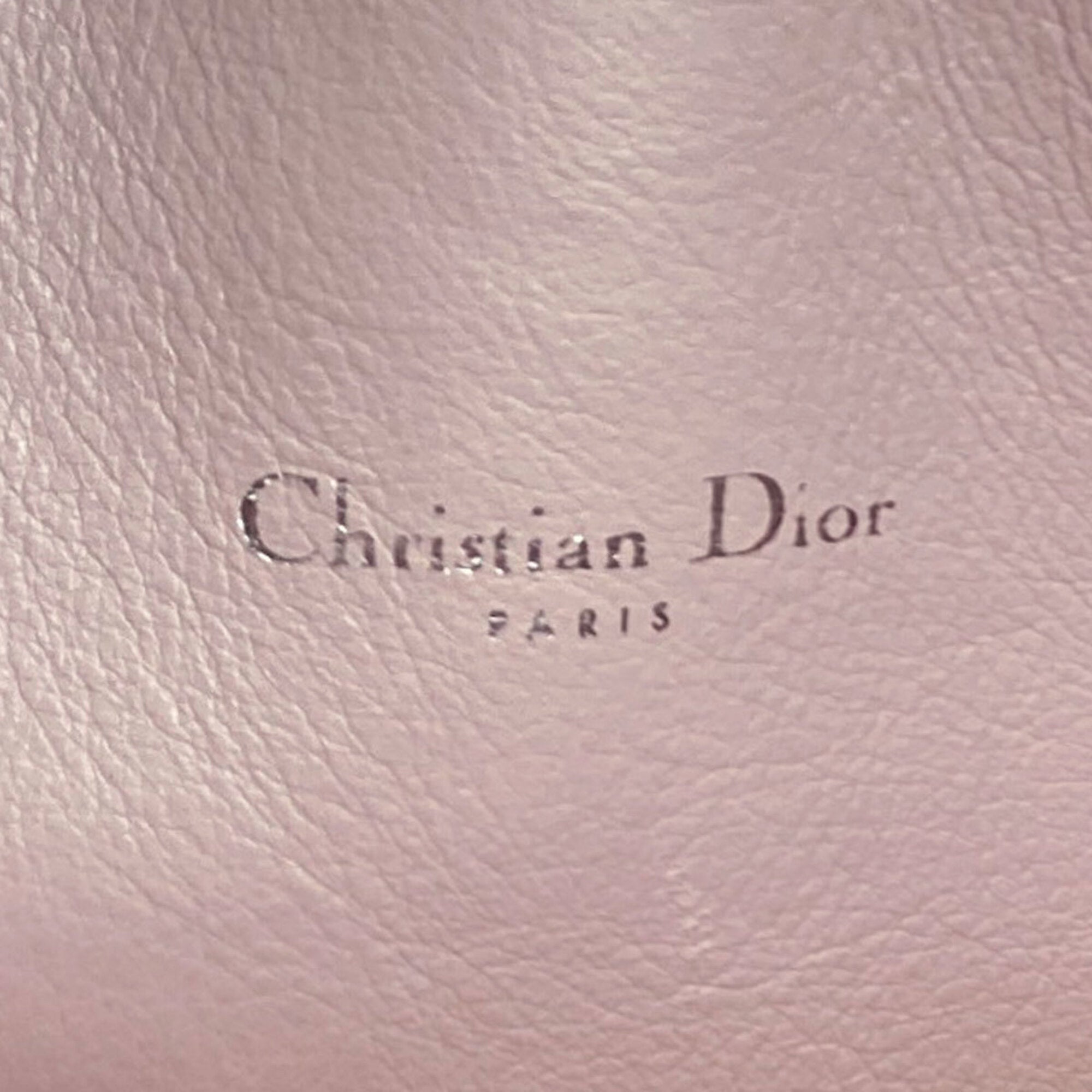 Christian Dior Black Pink Leather Tote Bag (Pre-Owned)