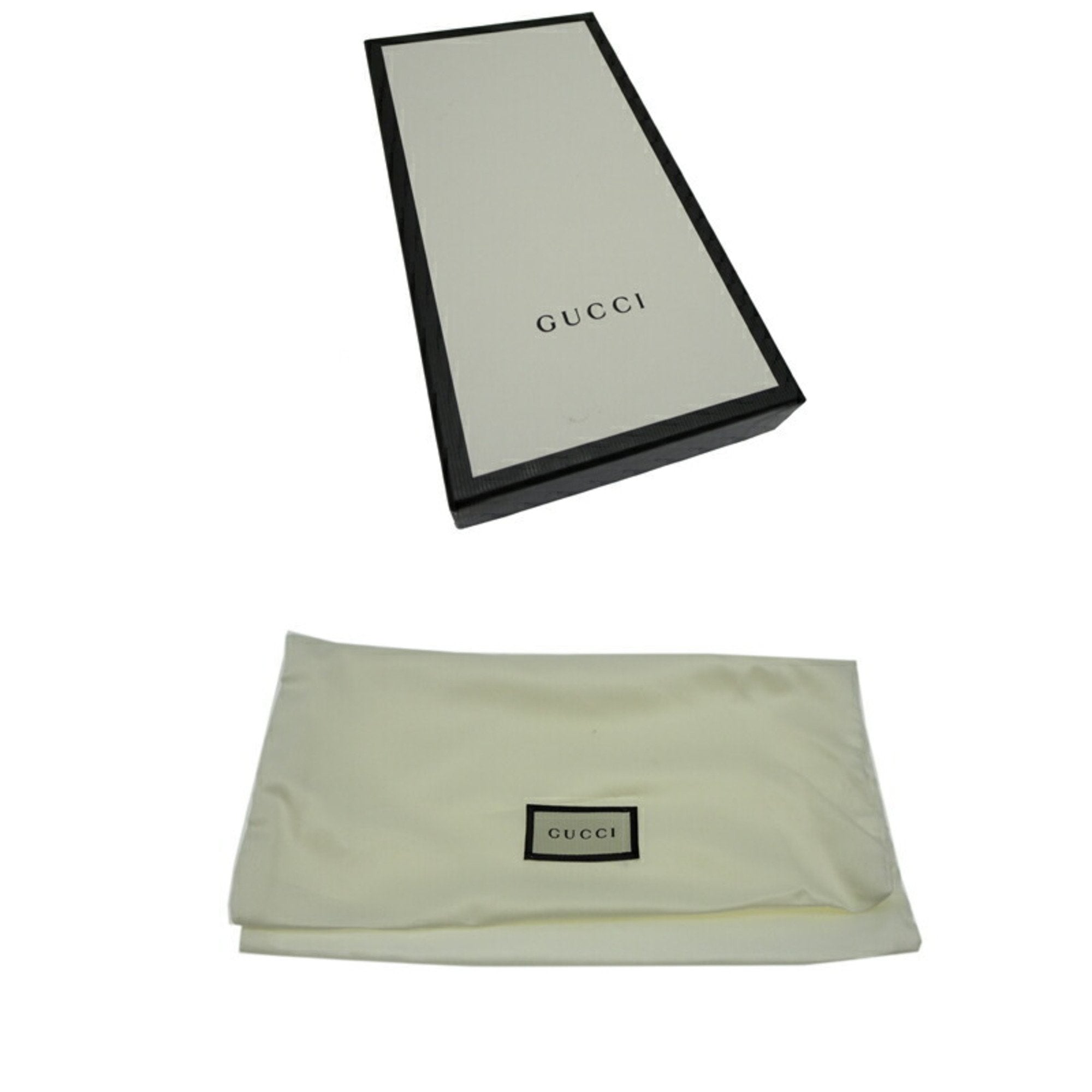 Gucci Black Leather Long Wallet (Bi-Fold) (Pre-Owned)