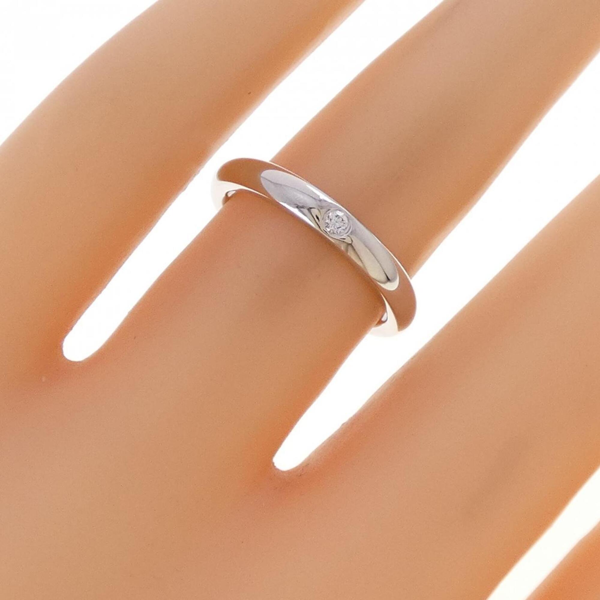 Tiffany Platinum Platinum 950 Band Ring (Pre-Owned)