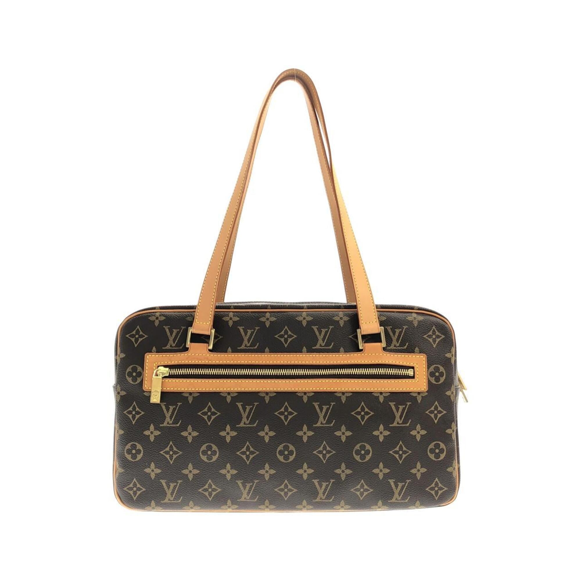 Louis Vuitton Monogram Marron Coated Canvas Shoulder Bag (Pre-Owned)