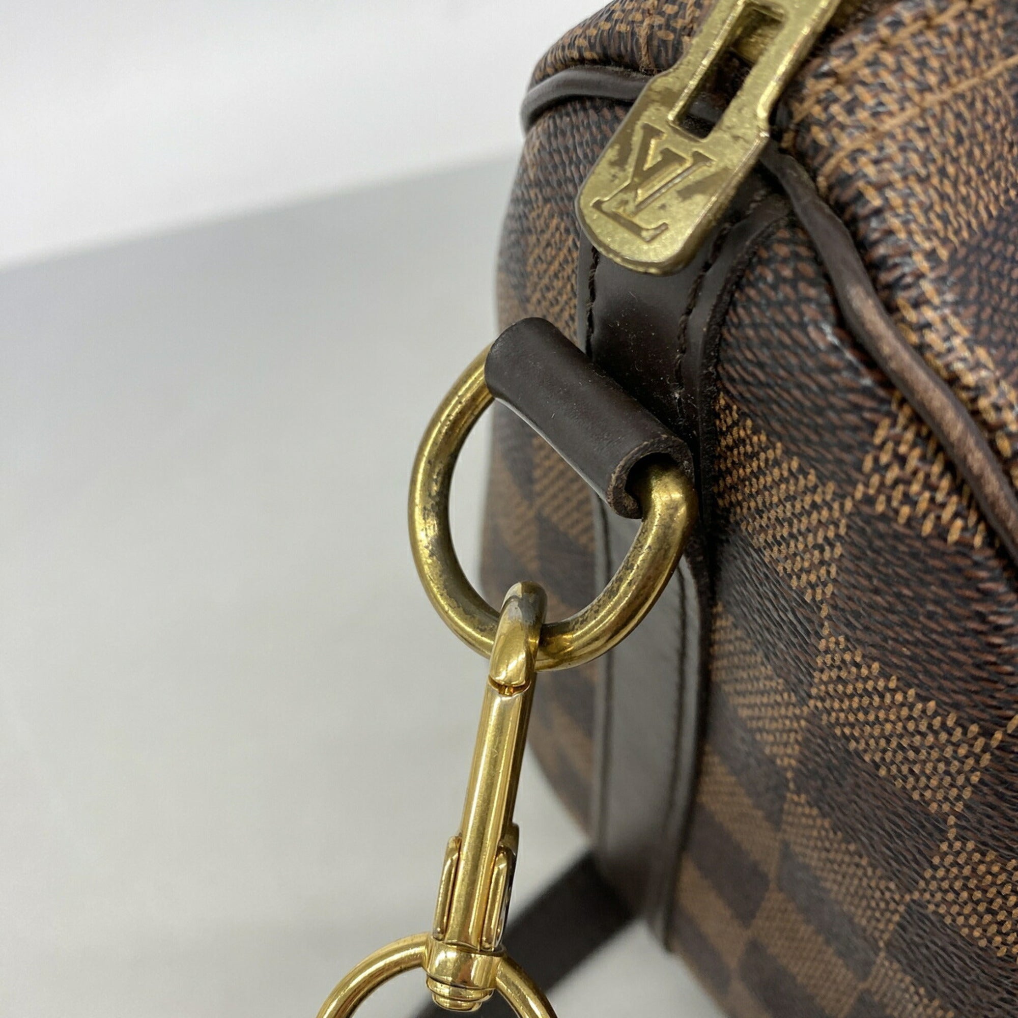Louis Vuitton Ebene Handbag (Pre-Owned)