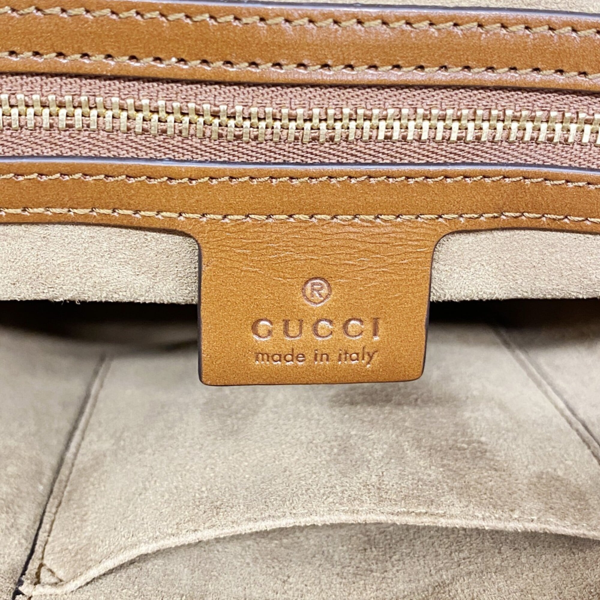 Gucci Brown Pvc Tote Bag (Pre-Owned)