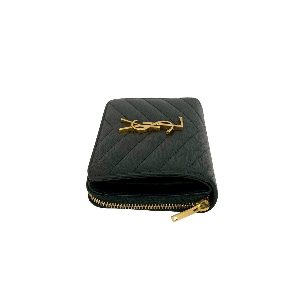 Saint Laurent Black Leather Wallet (Bi-Fold) (Pre-Owned)